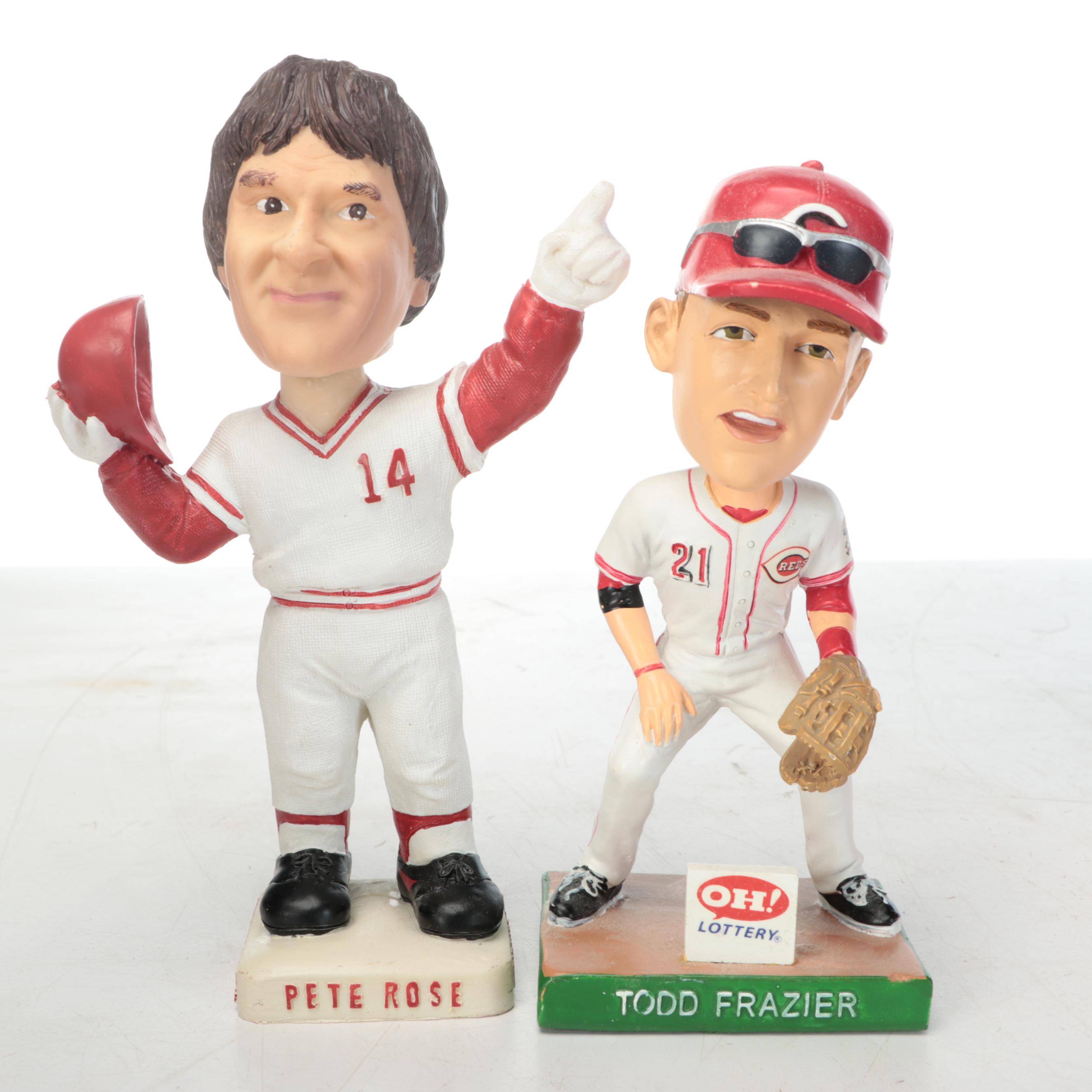 Cincinnati Reds Bobbleheads with Bench, Rose and More