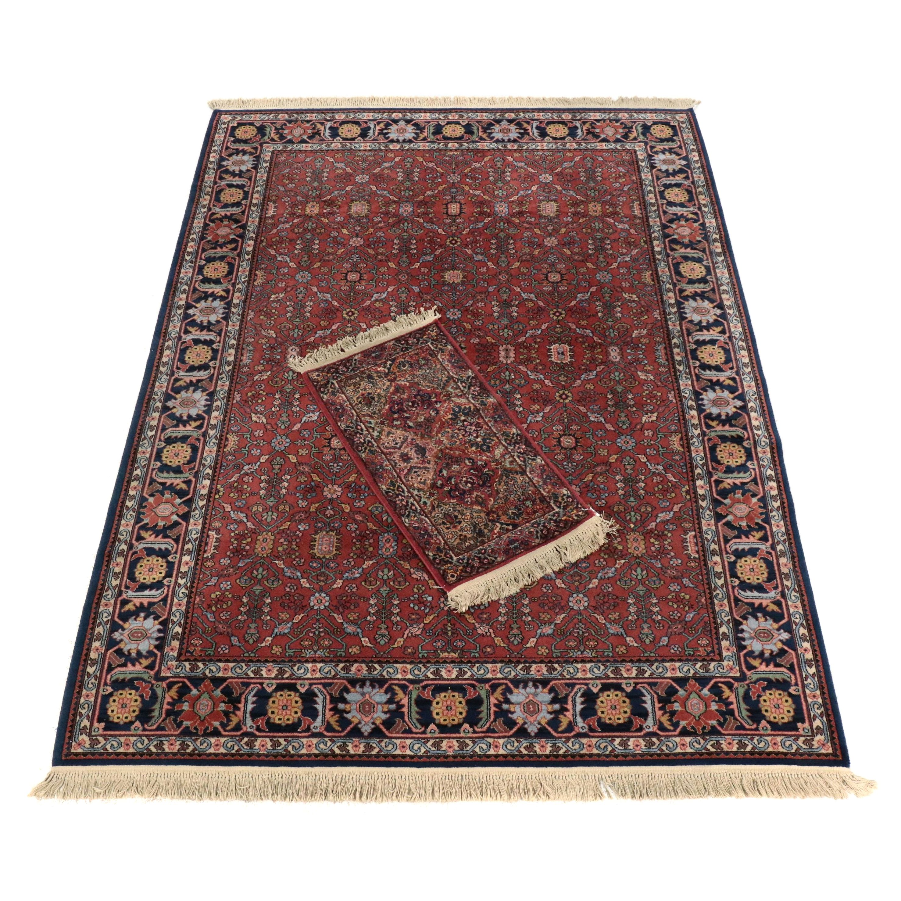 8'7 x 12'9 Power Loomed Karastan "Serapi" Area Rug with Runner Mat