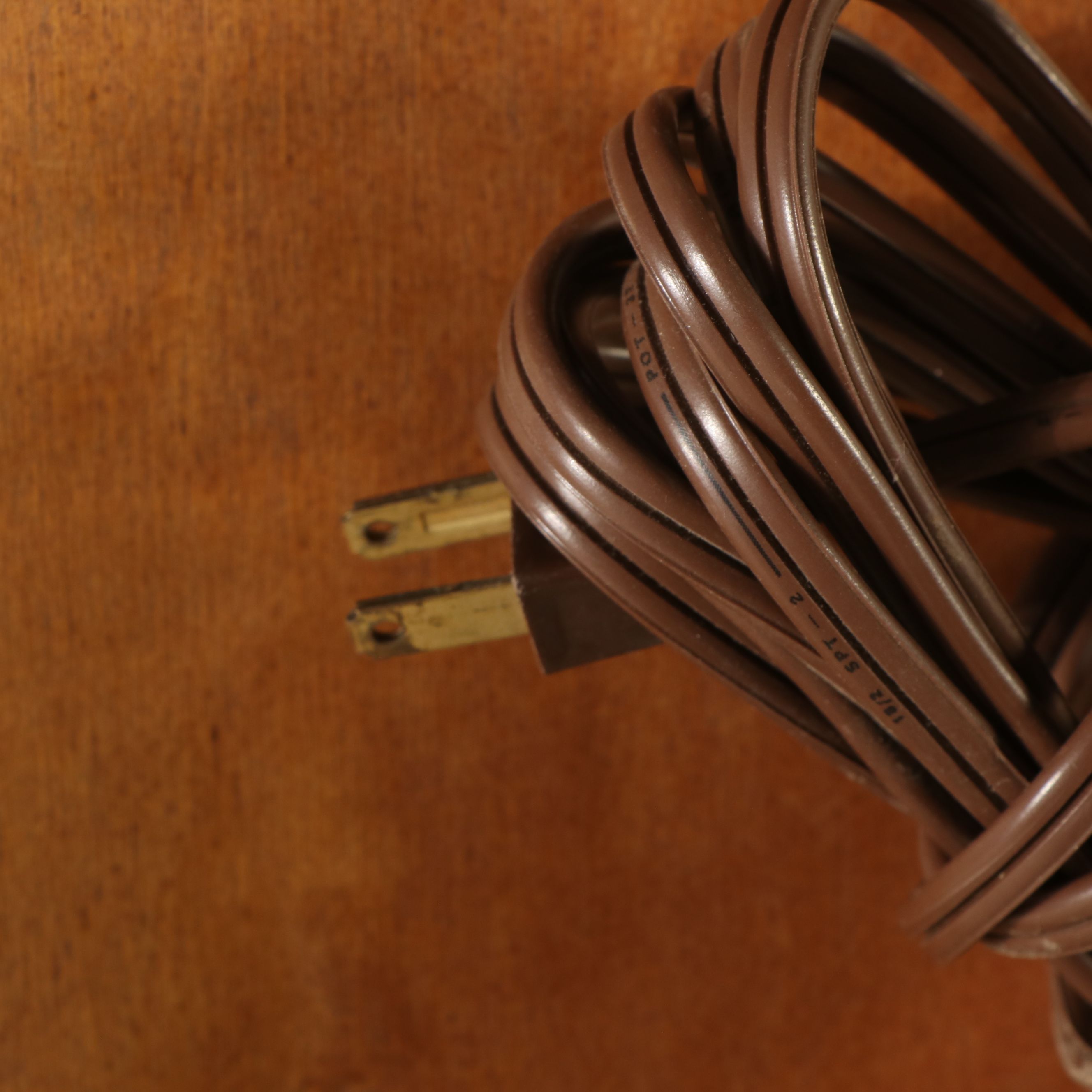 Henredon Oak Glass Front Campaign Style Display Cabinet