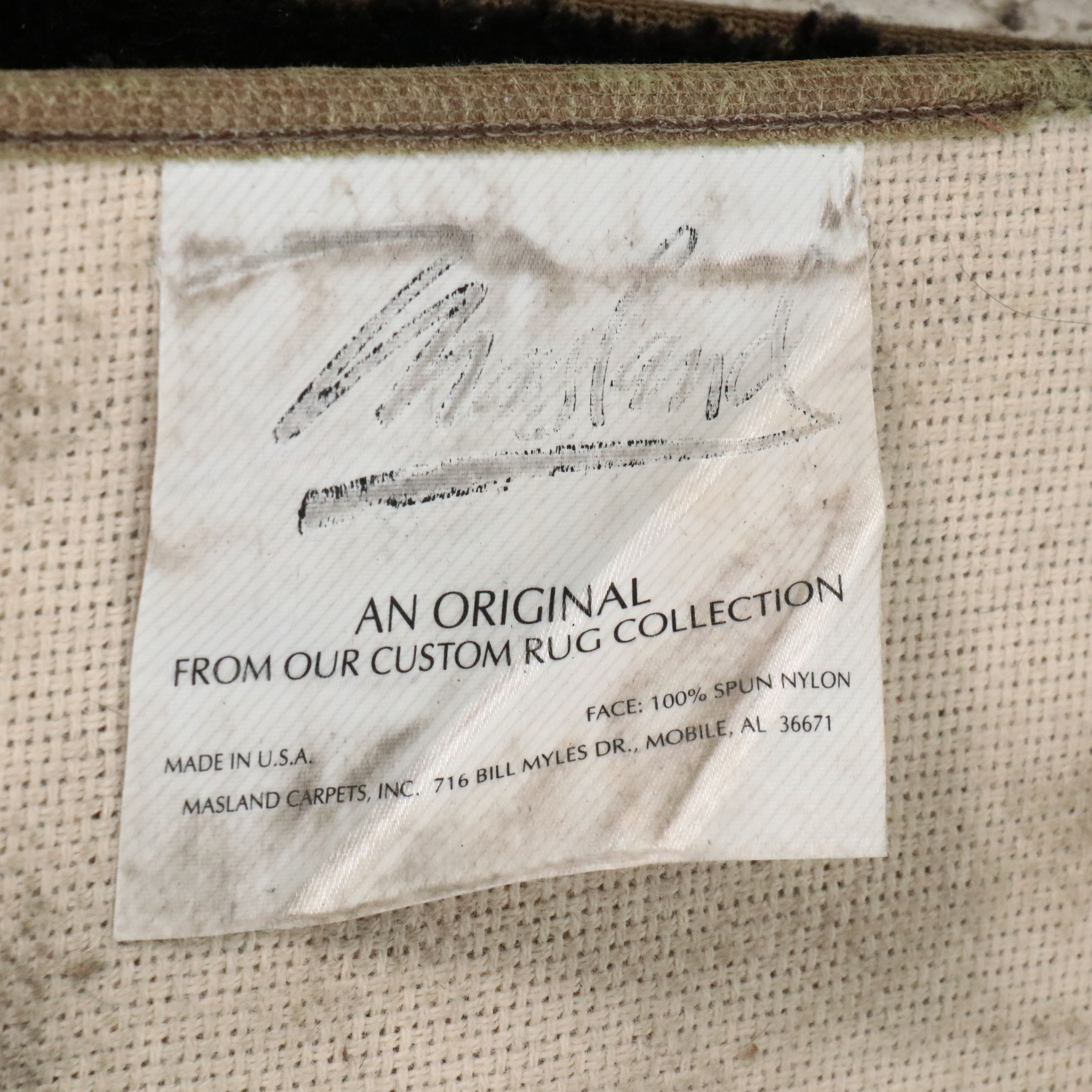 6'11 x 9'11 Machine-Made Custom Tufted Masland Area Rug