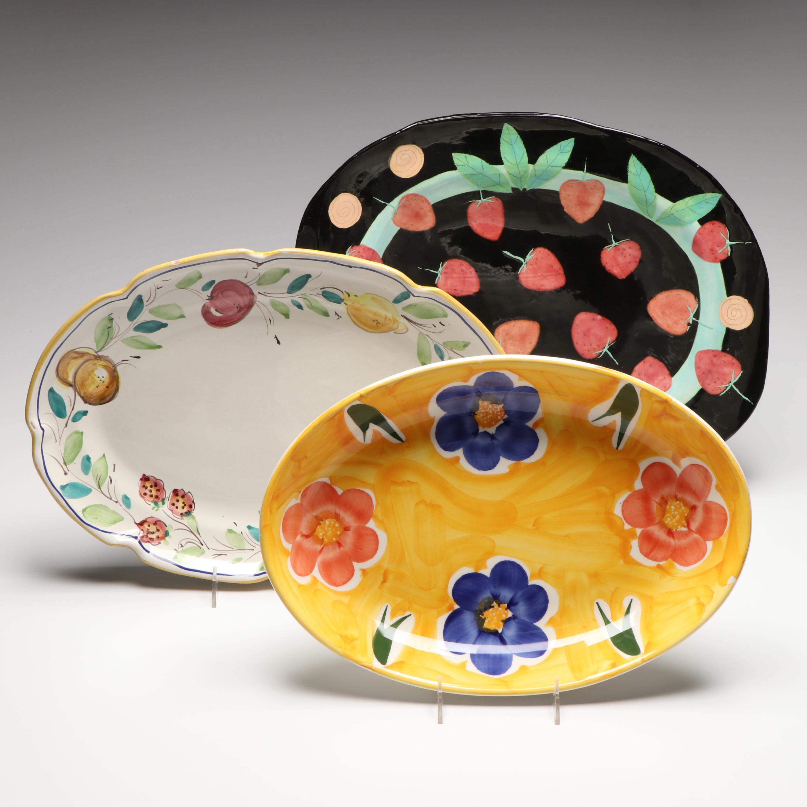 Stoviglieria and Other Italian Majolica Platters