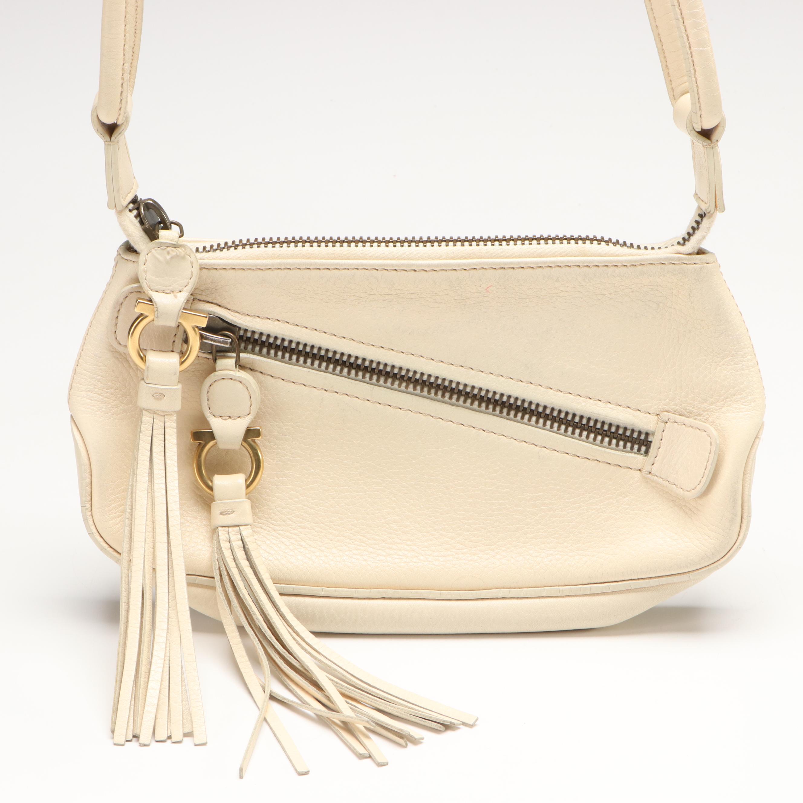 Salvatore Ferragamo Calfskin Leather Handbag