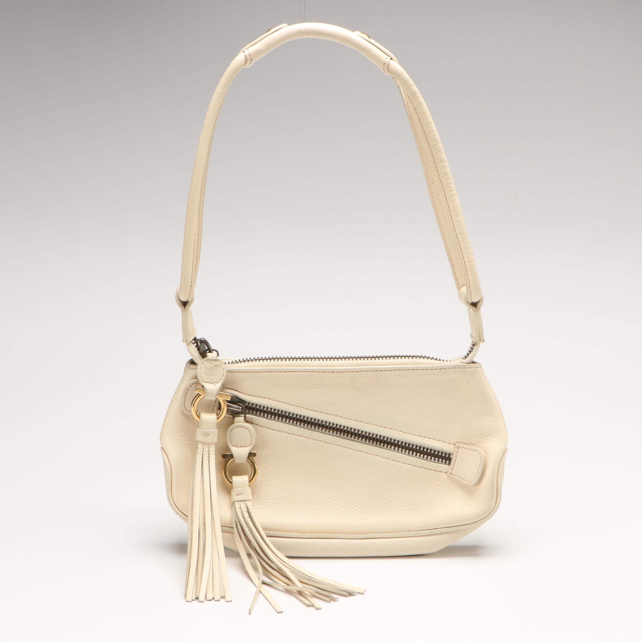 Salvatore Ferragamo Calfskin Leather Handbag