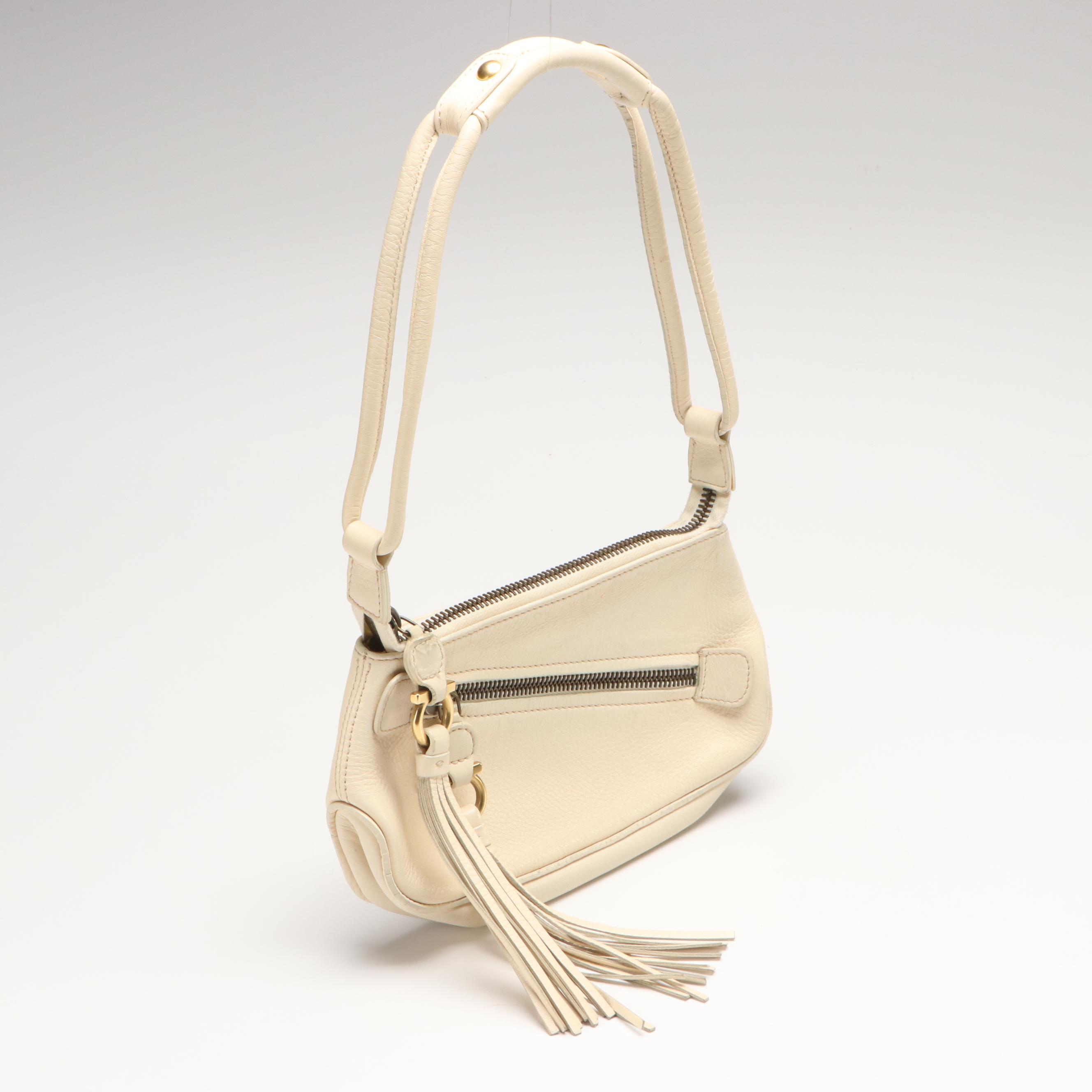 Salvatore Ferragamo Calfskin Leather Handbag