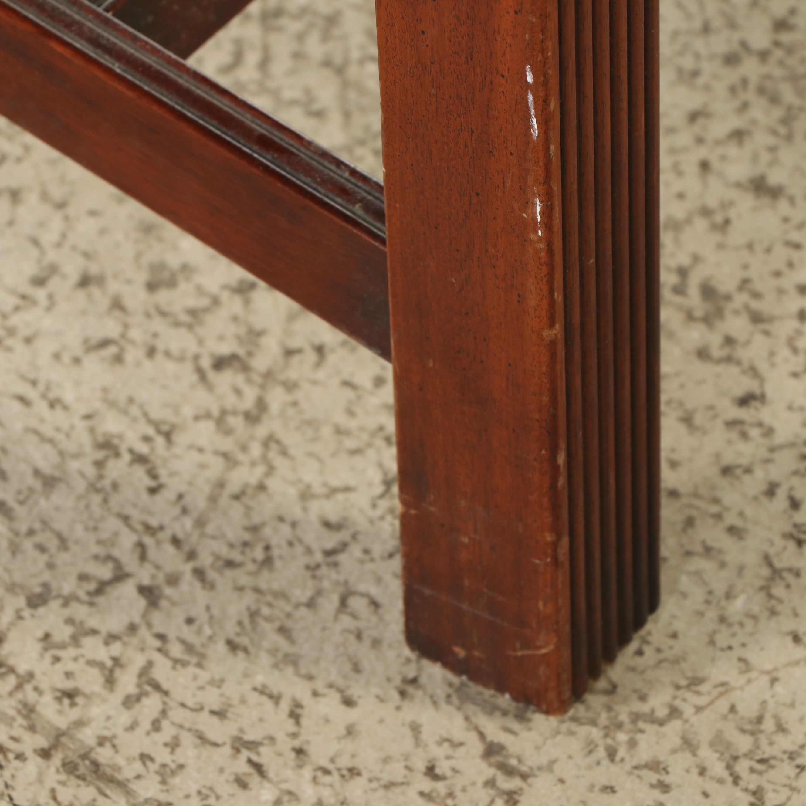 Georgian Style Mahogany Lolling Chair