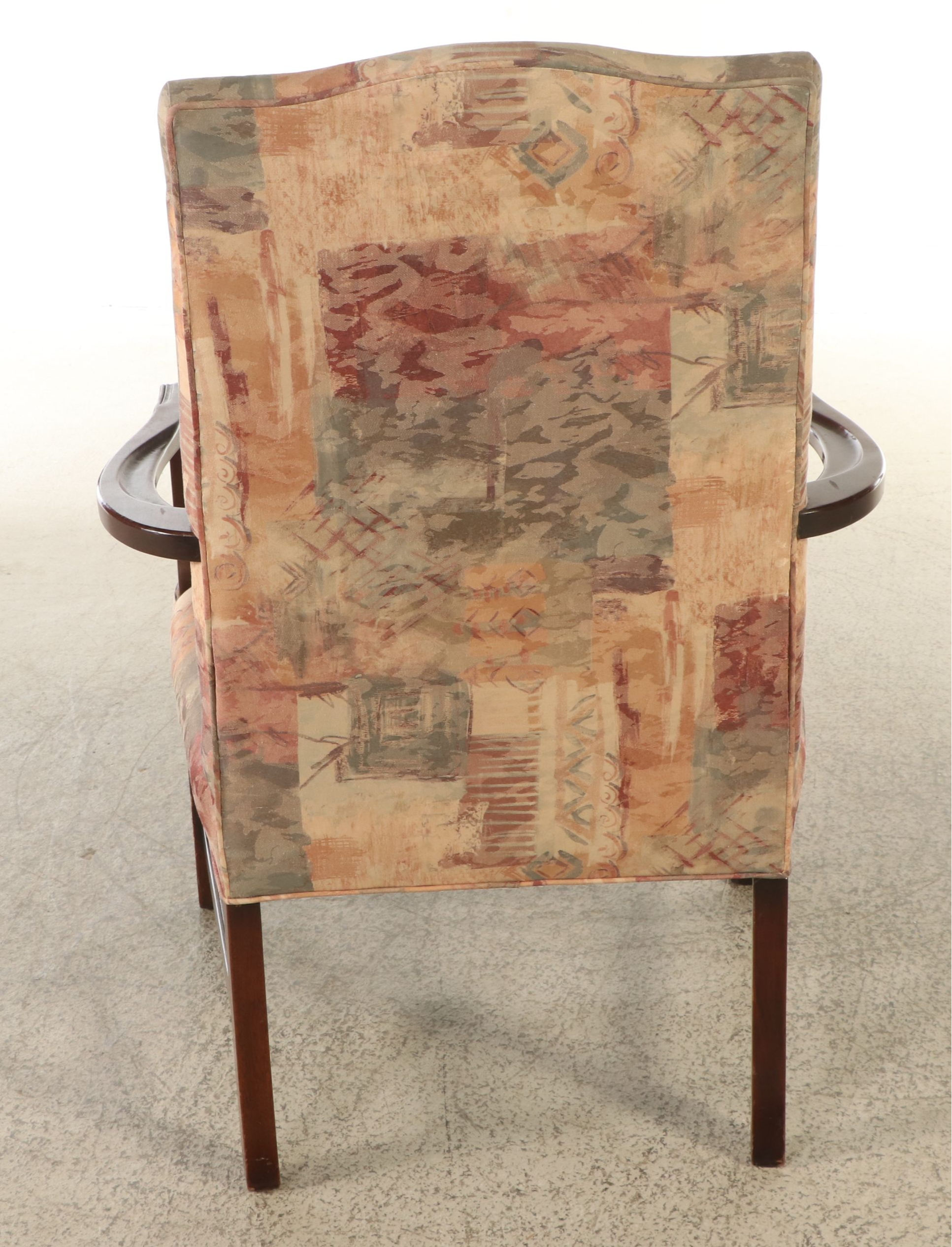 Georgian Style Mahogany Lolling Chair