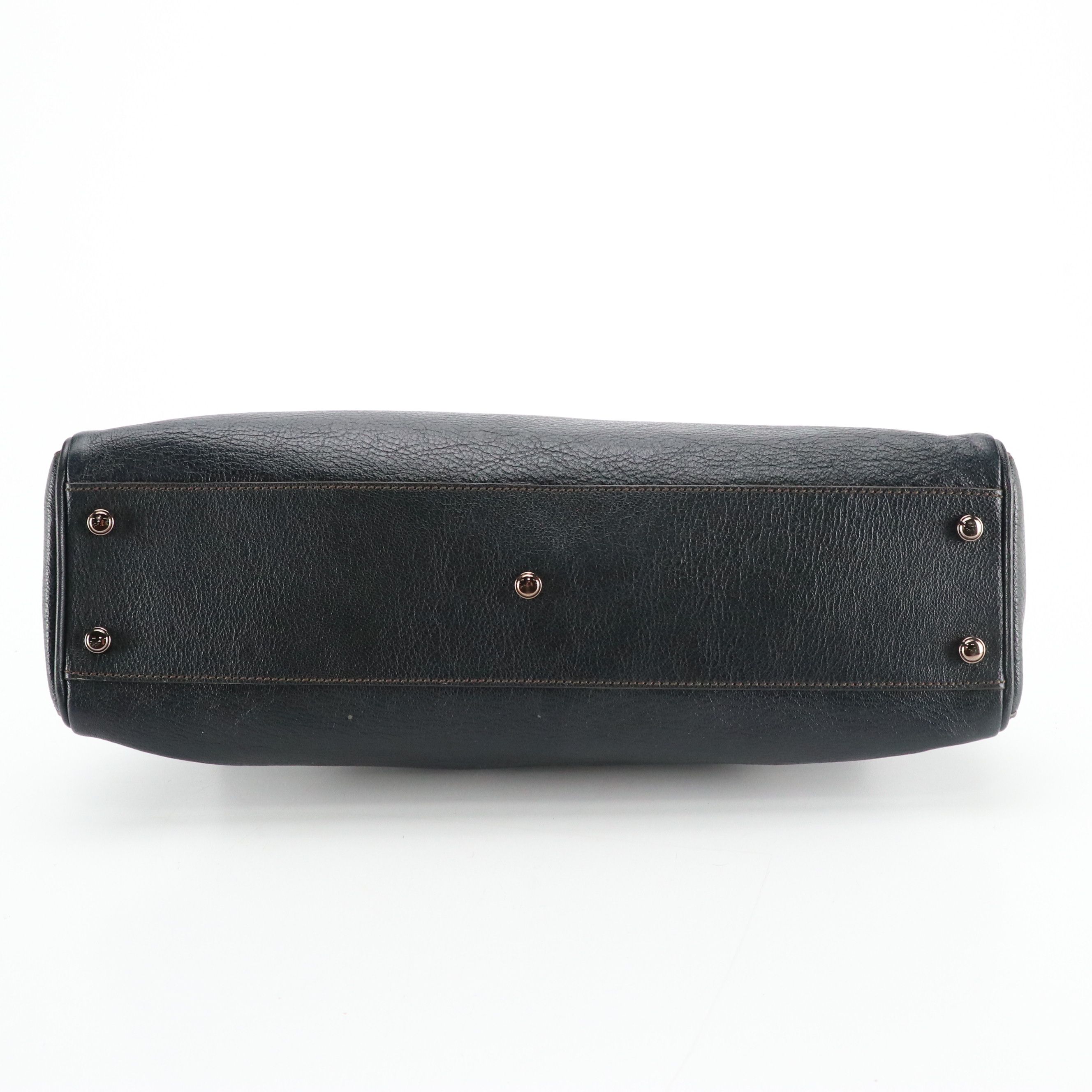 Cartier Marcello de Cartier Handbag in Black Grained Calfskin Leather