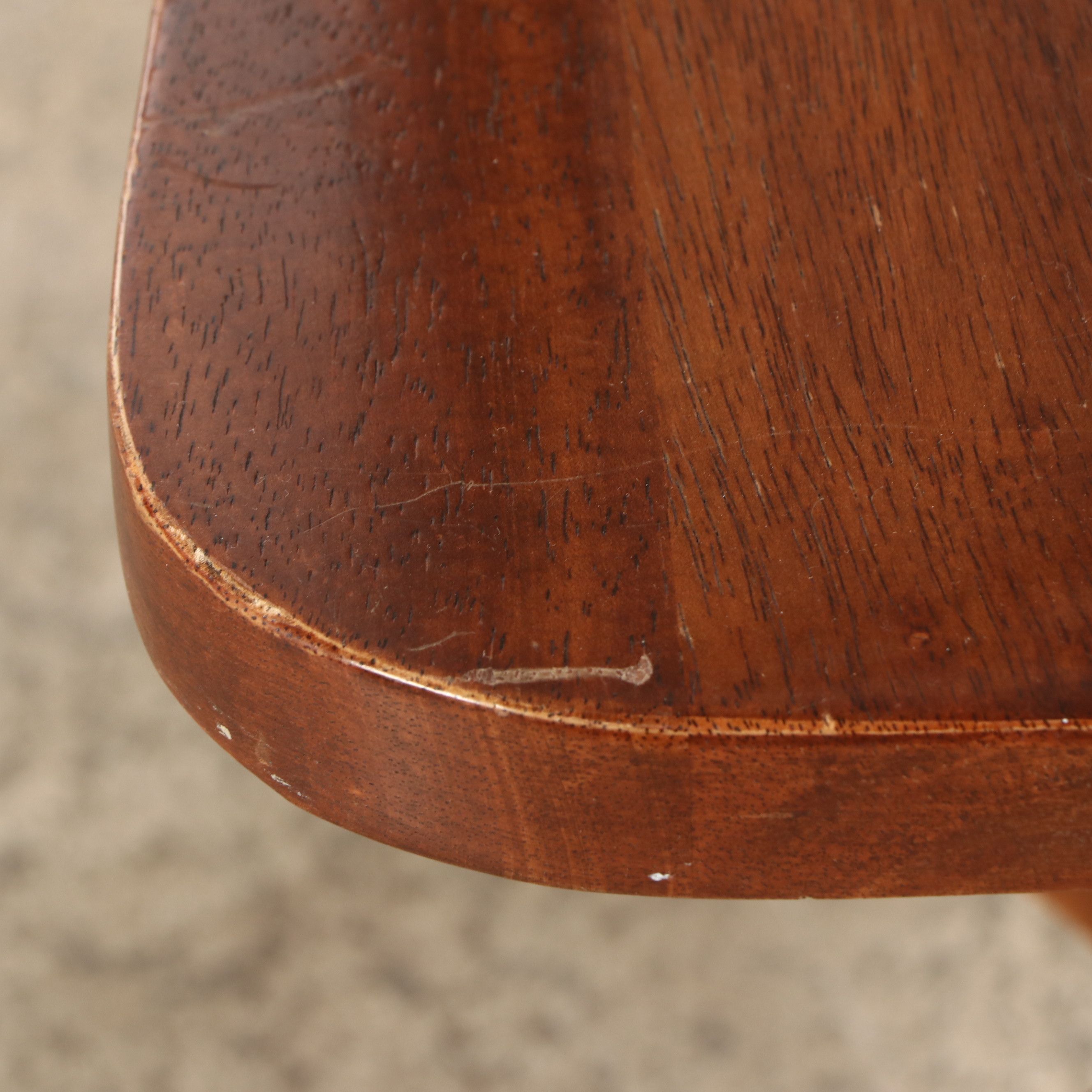 Edwardian Style Cane Back Rolling and Swivel Desk Chair