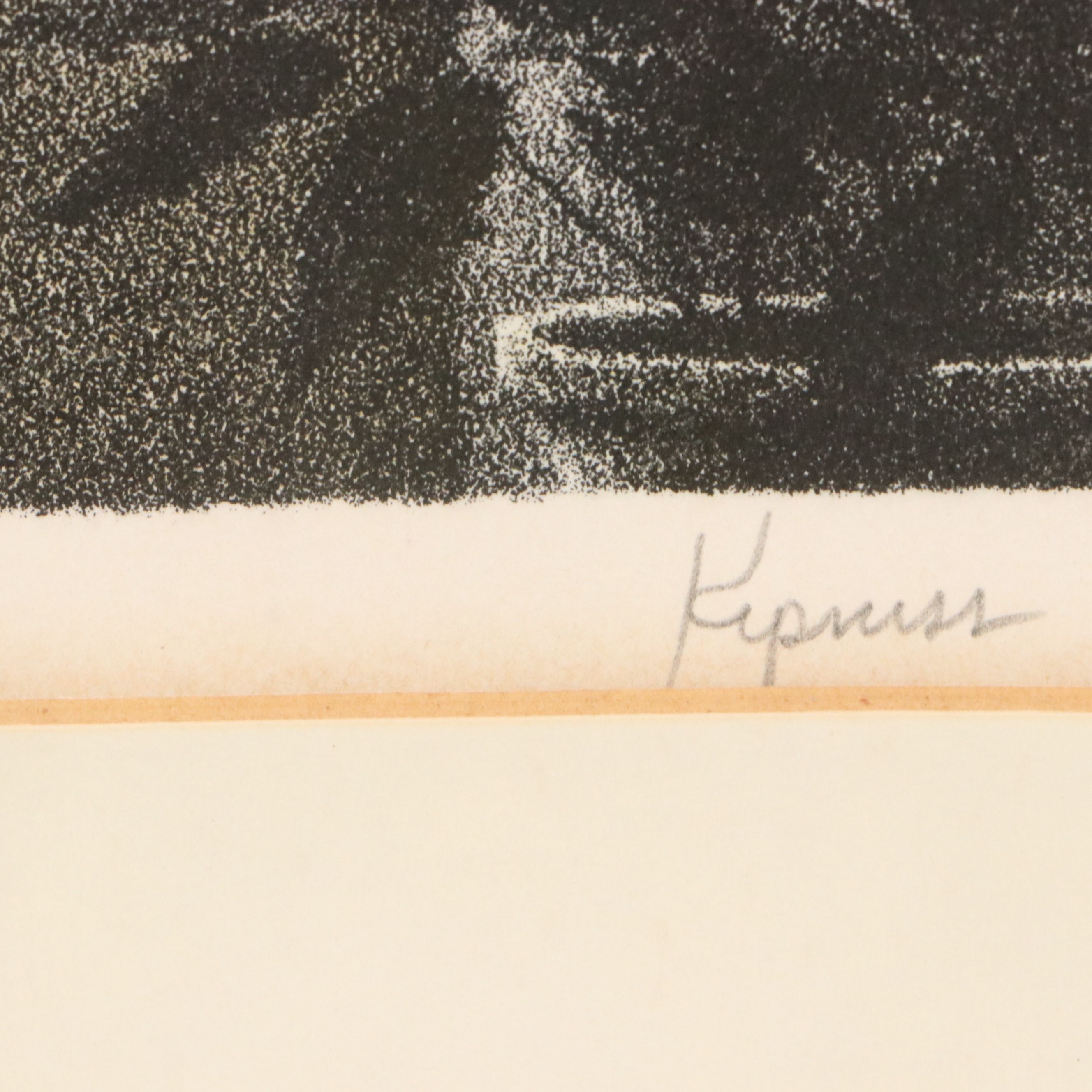 Robert Kipniss Lithograph "Late Summer," 1977