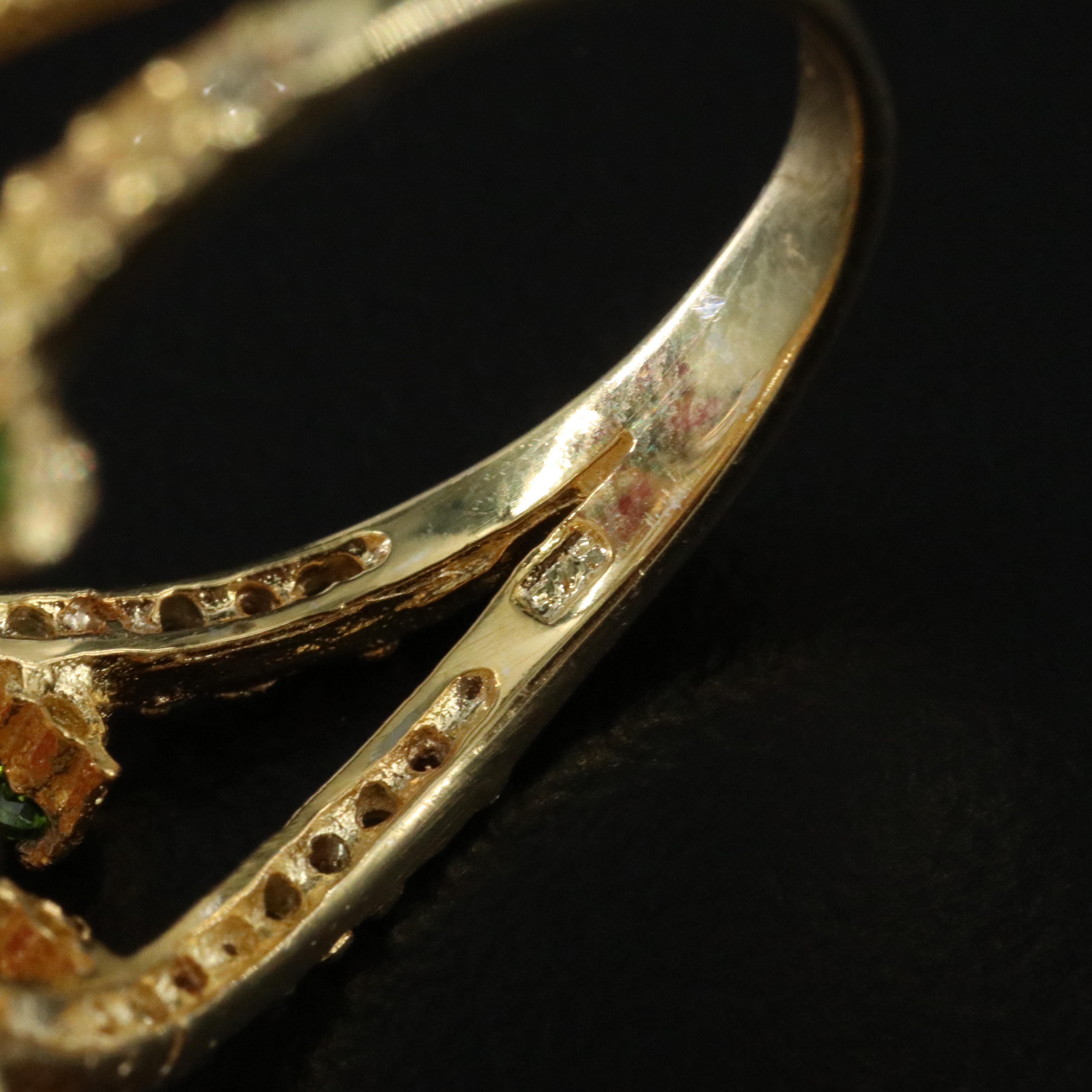 Sterling Gemstone Floral Ring