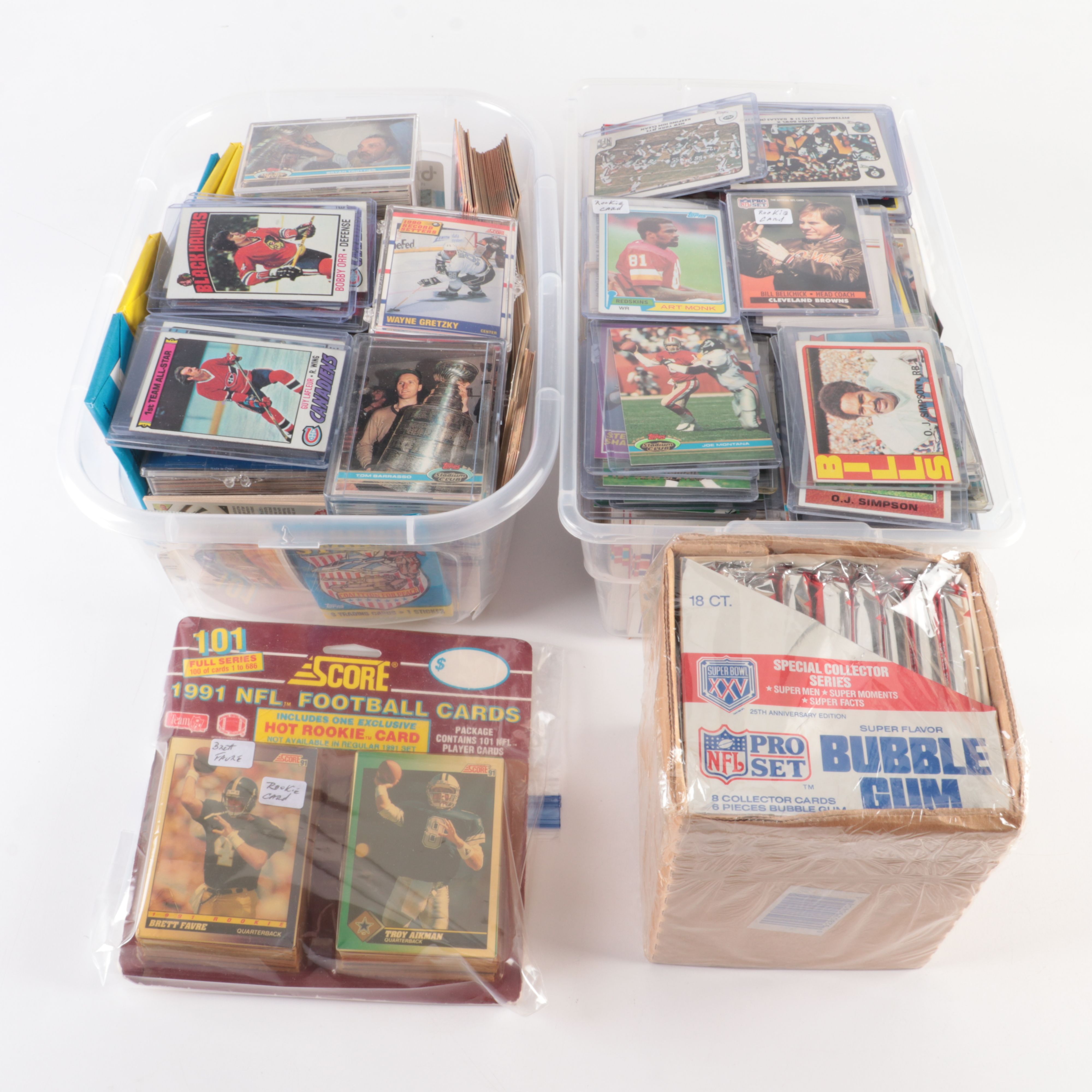 Large Group of 1980s to 2000s Sports and Non-Sports Cards, Rookies, Stars & More