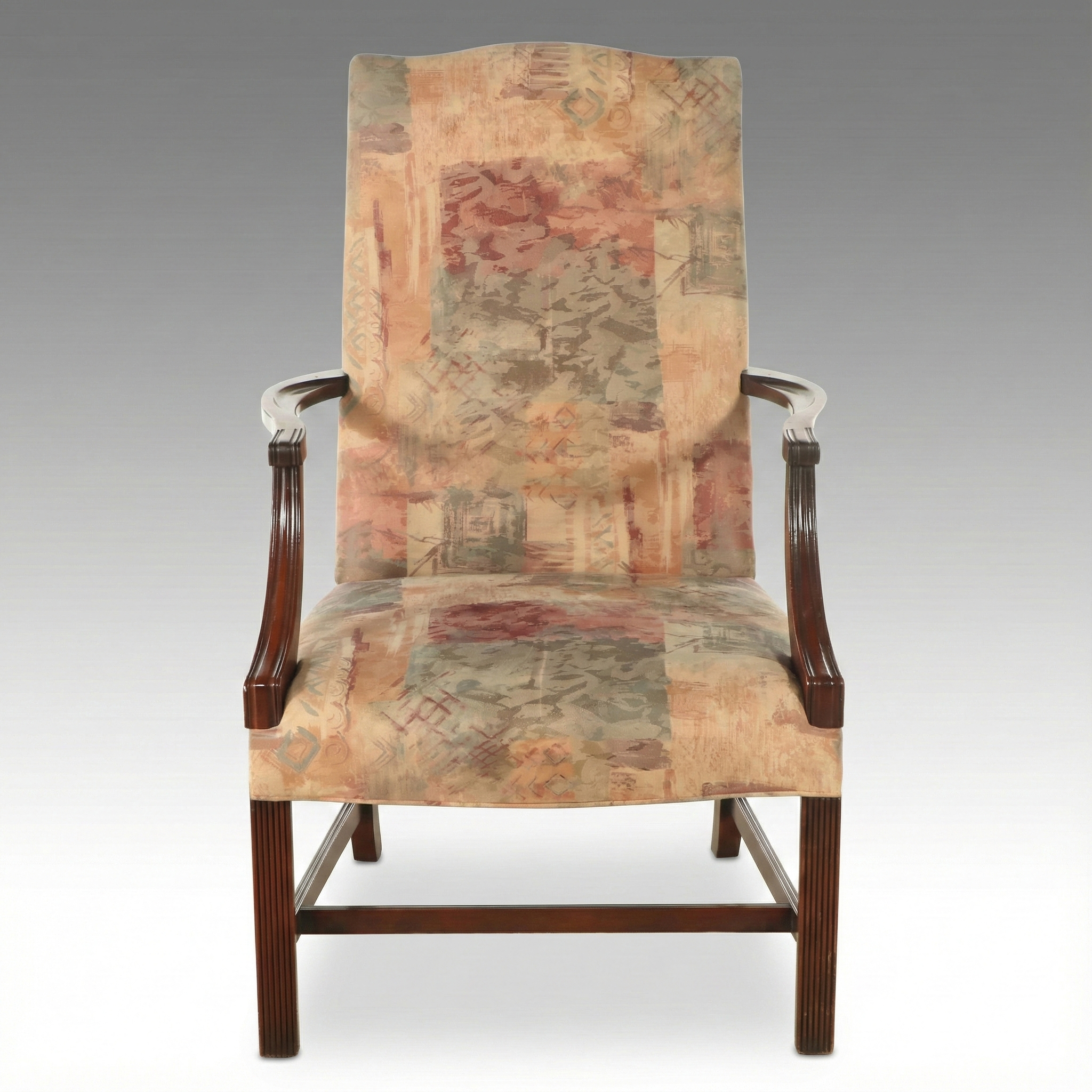 Georgian Style Mahogany Lolling Chair