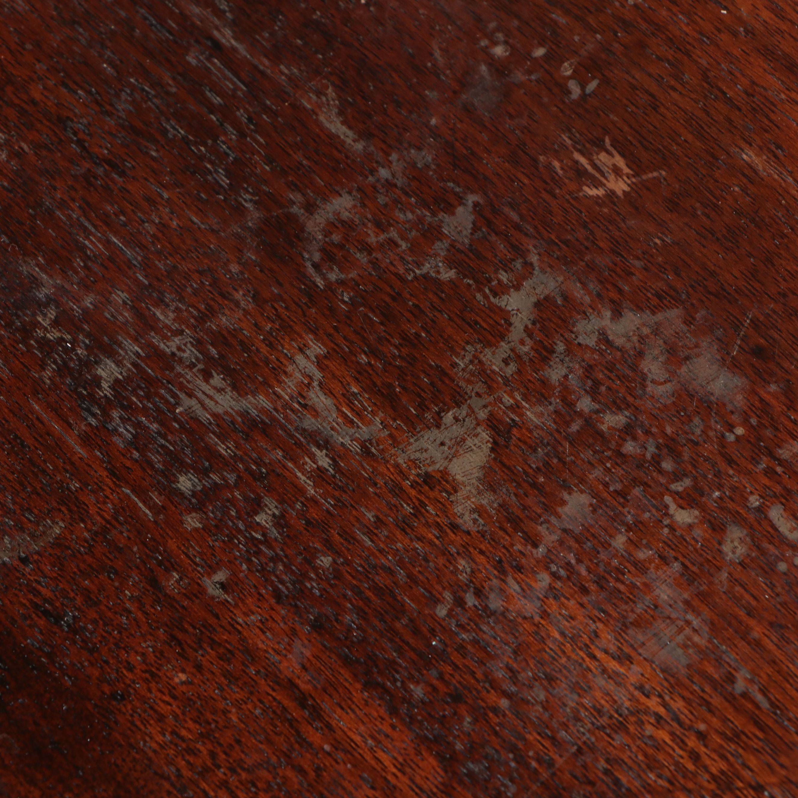 Jacobean Revival Oak Barley Twist with Fretwork End Table