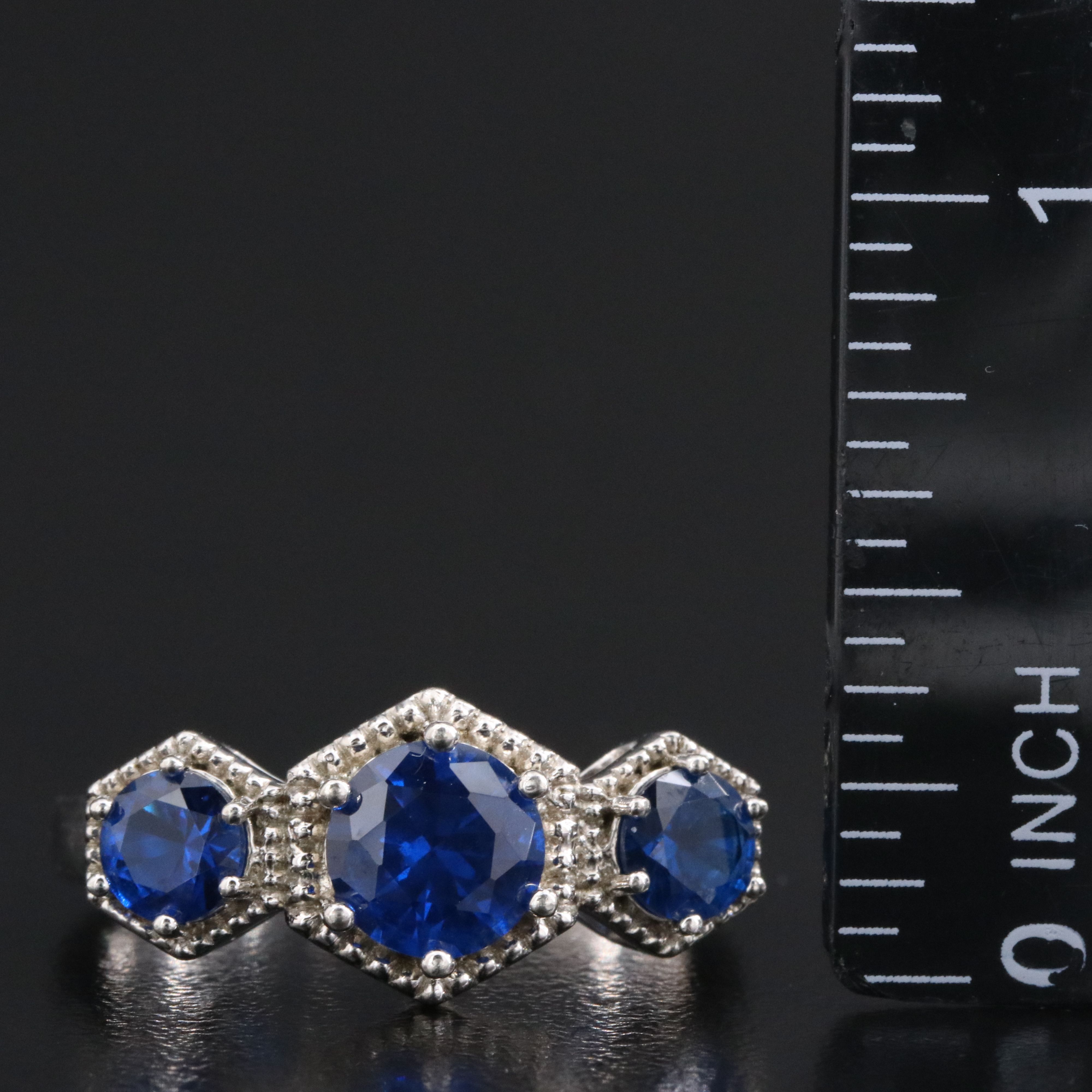 Sterling Spinel Ring