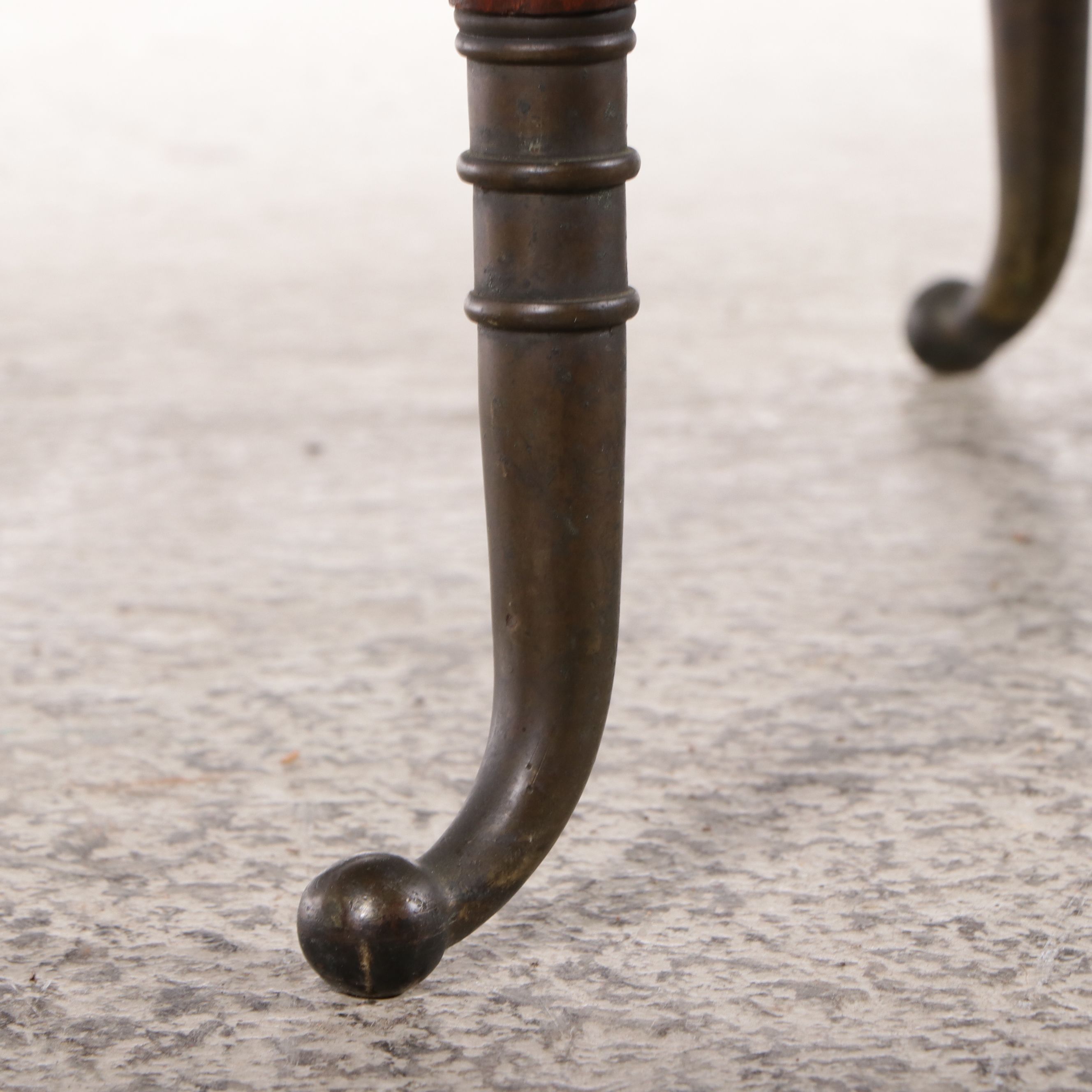 Jacobean Revival Oak Barley Twist with Fretwork End Table