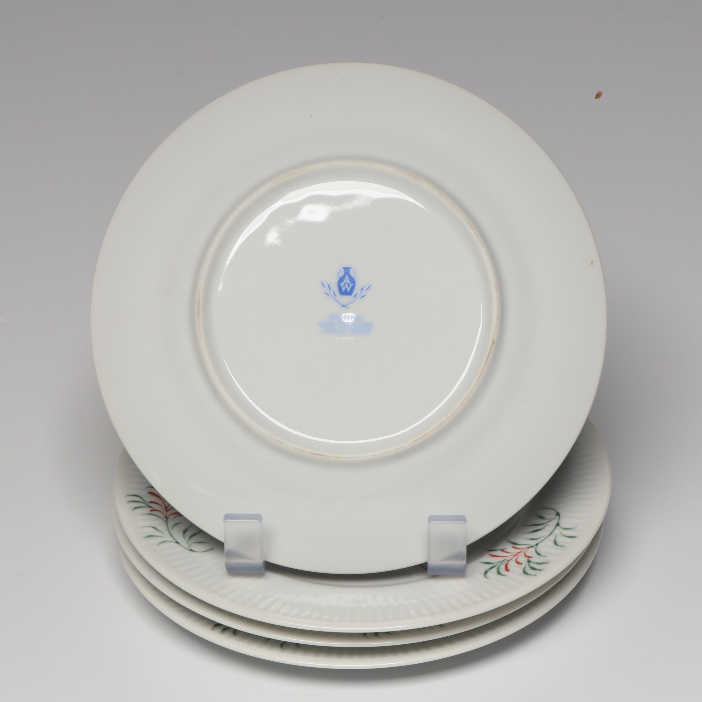 August Warnecke "Ostfreisland" Porcelain Tea Set with Dessert Plates