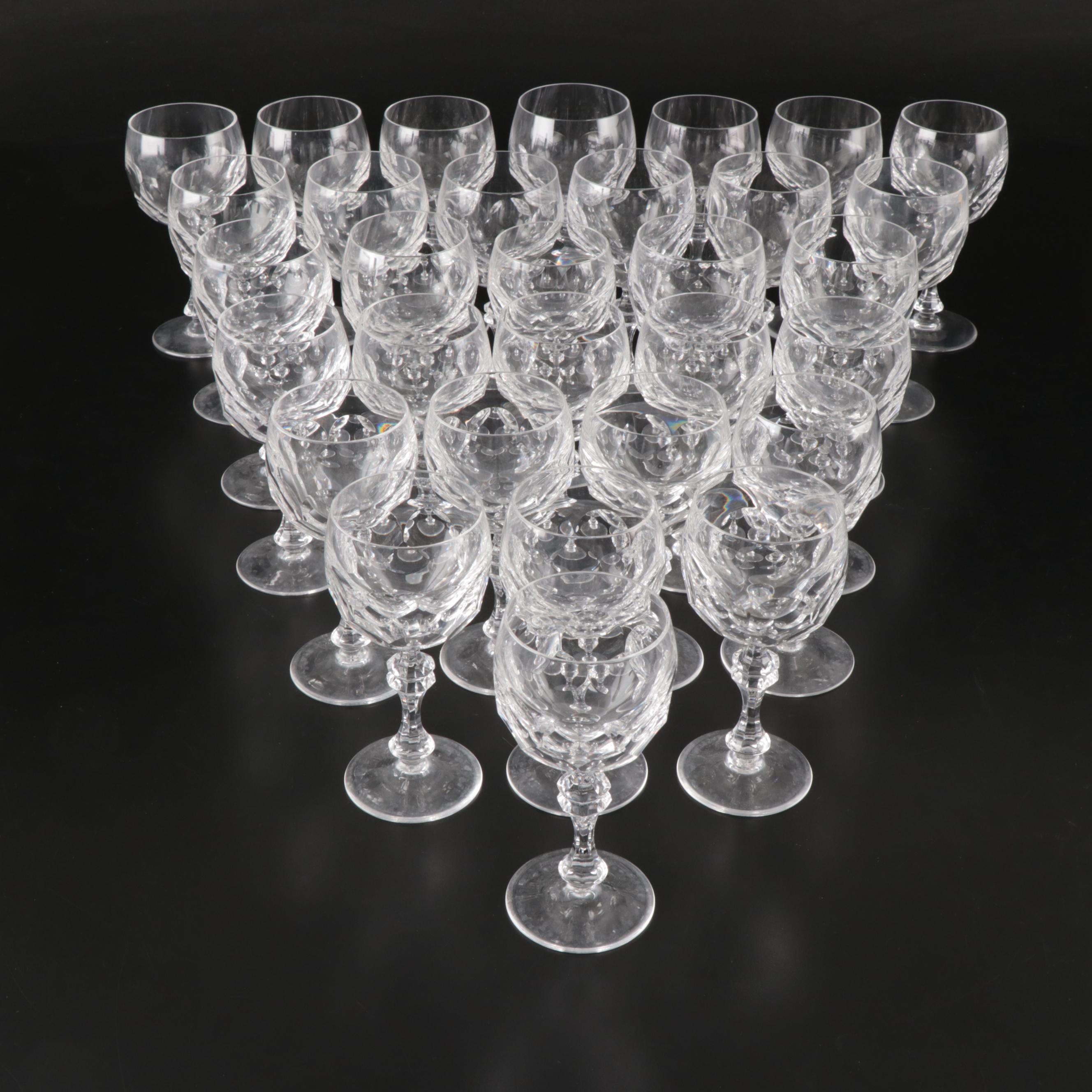 Vintage Glass Wine Glasses
