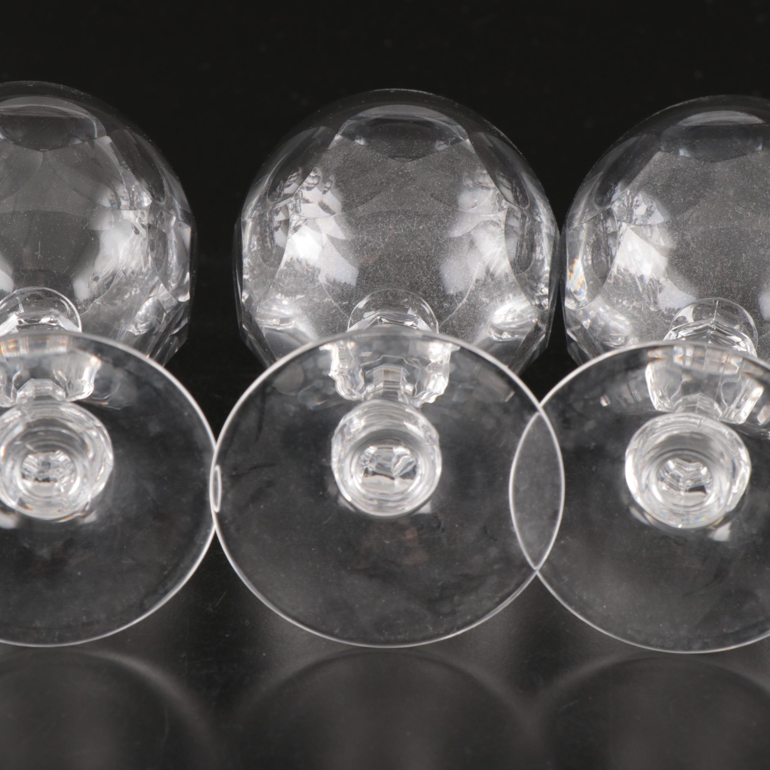 Vintage Glass Wine Glasses