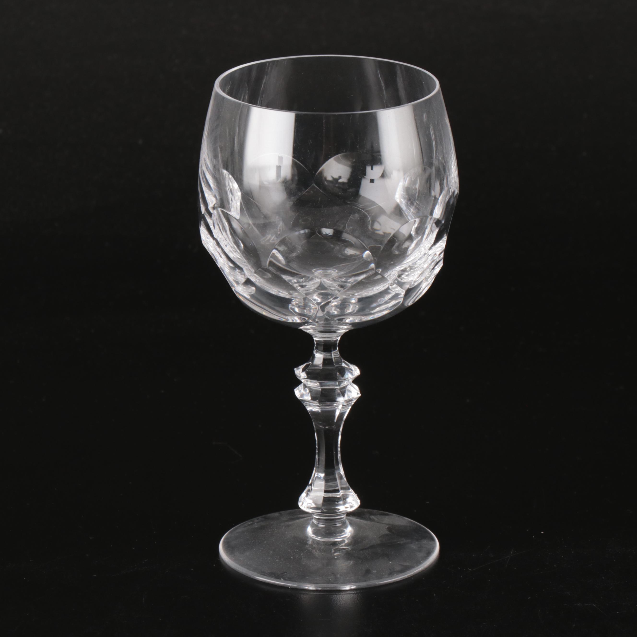 Vintage Glass Wine Glasses