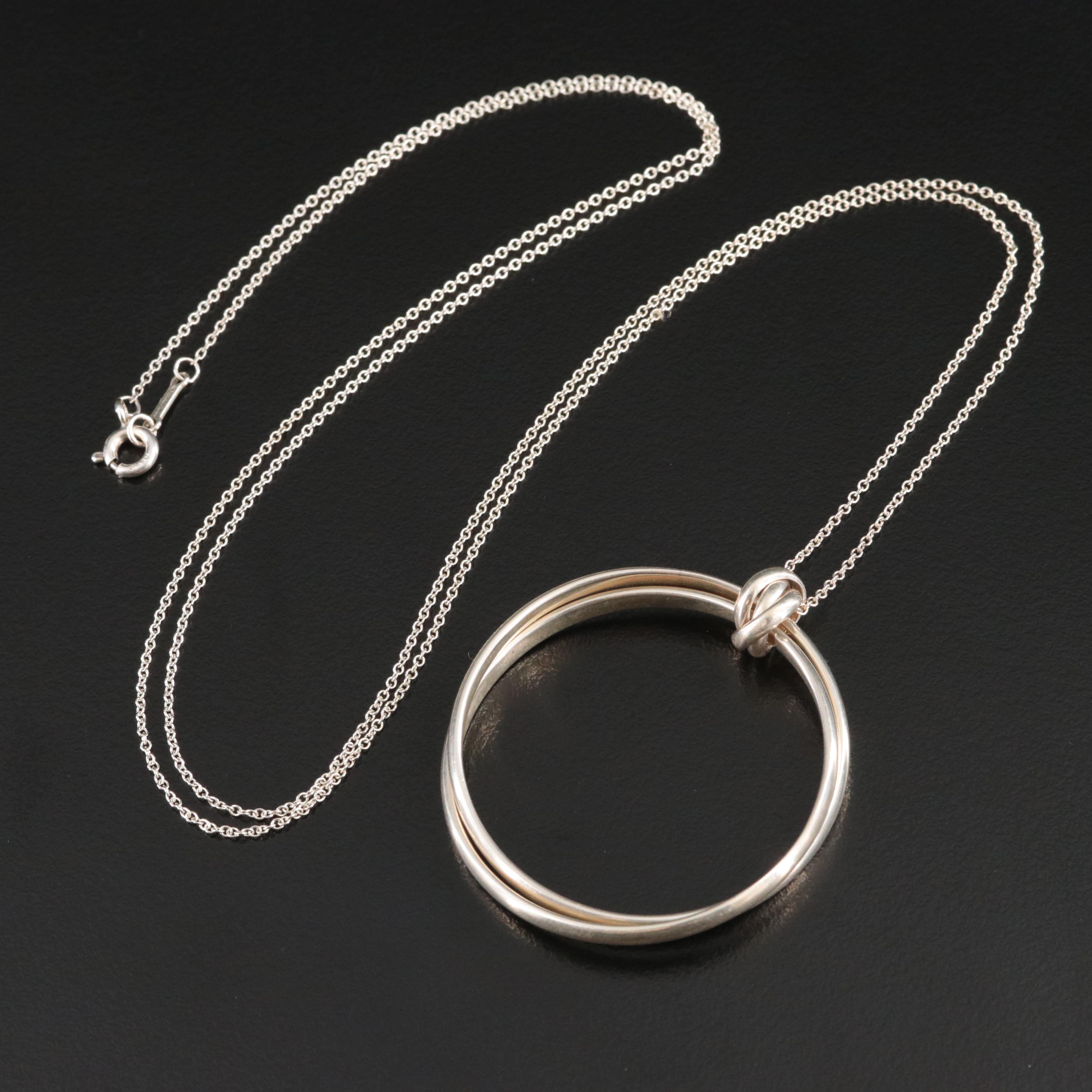 Paloma Picasso for Tiffany & Co. Paloma's Melody Sterling Pendant Necklace