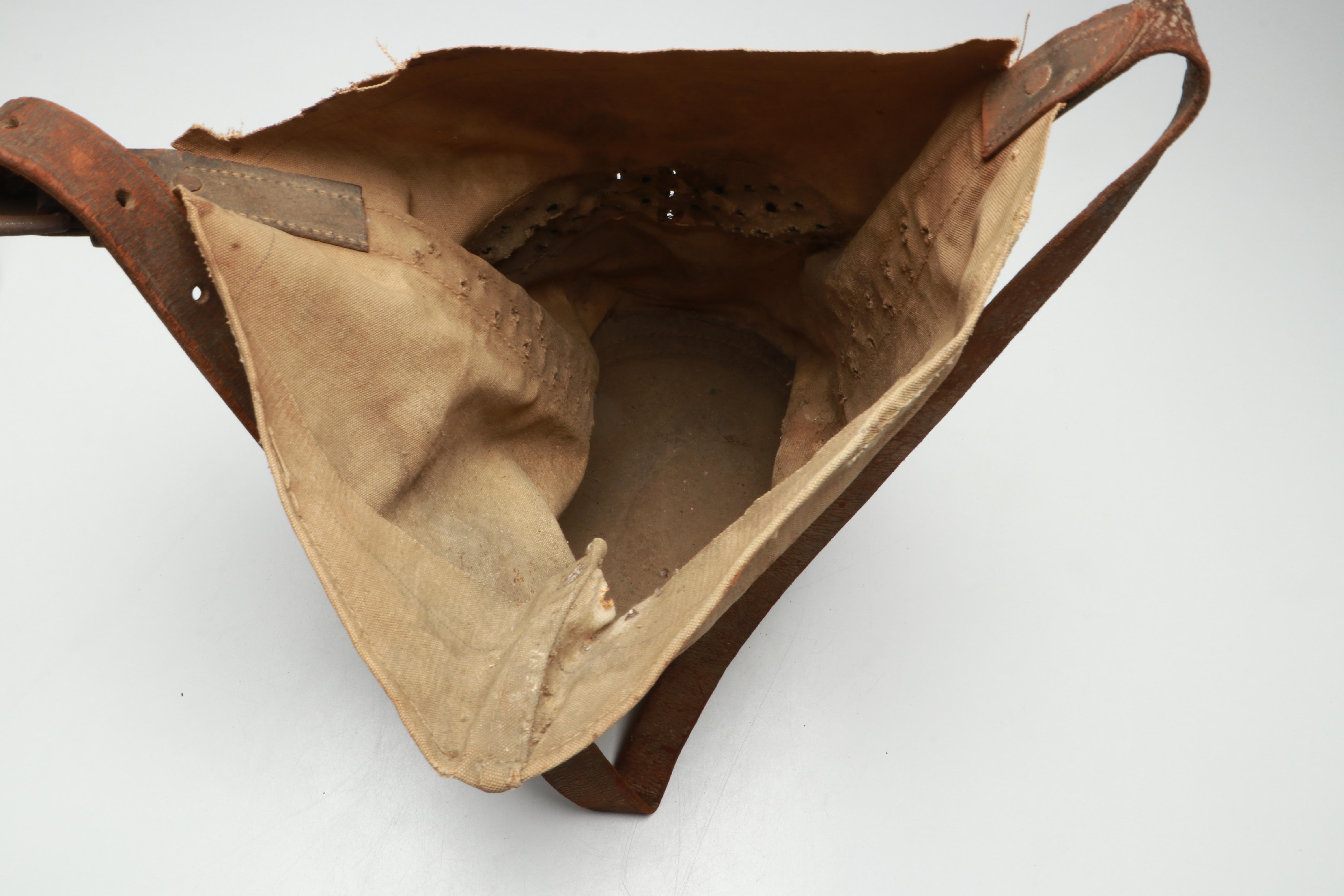 Vintage Horse Feed Bag and Containers