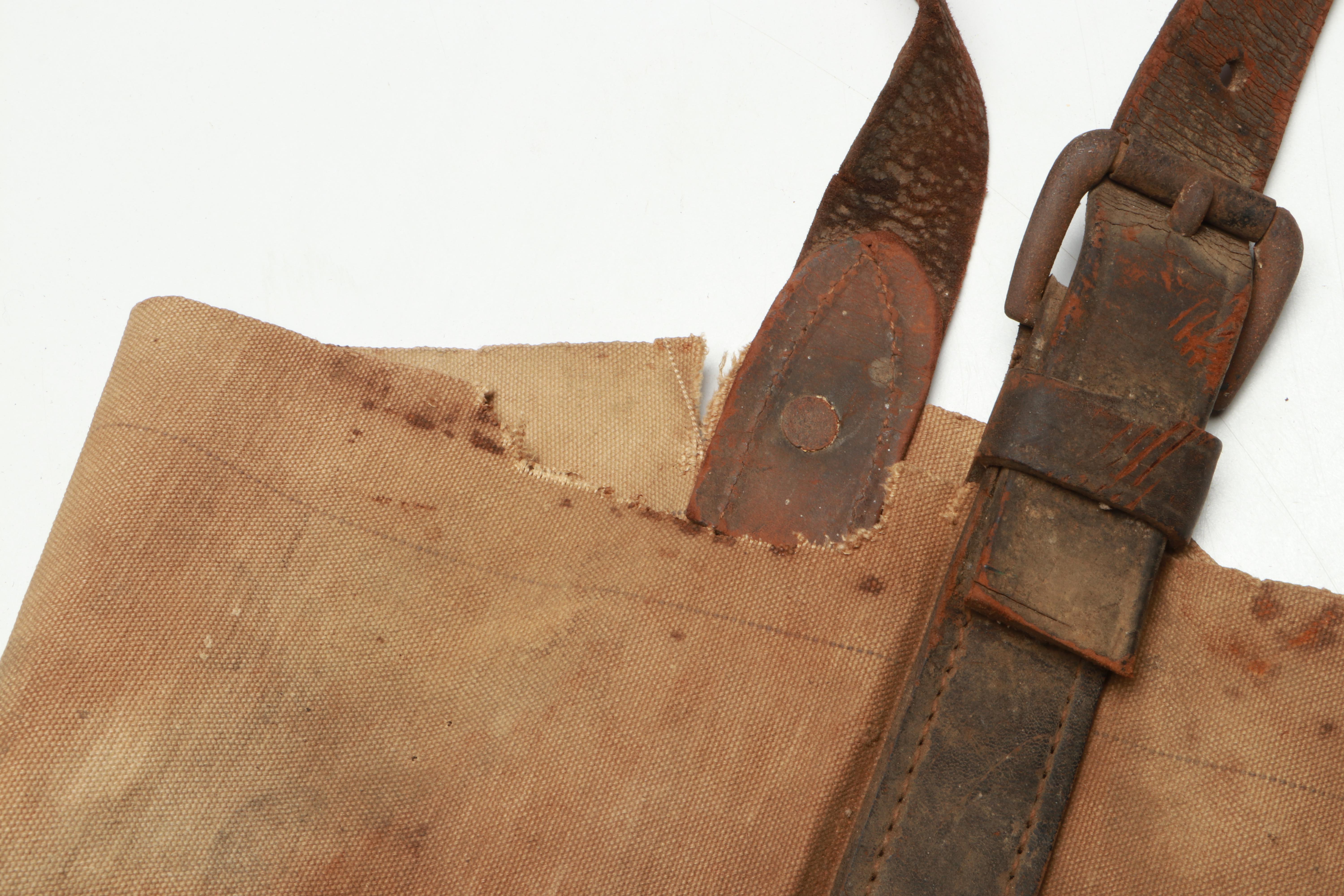 Vintage Horse Feed Bag and Containers