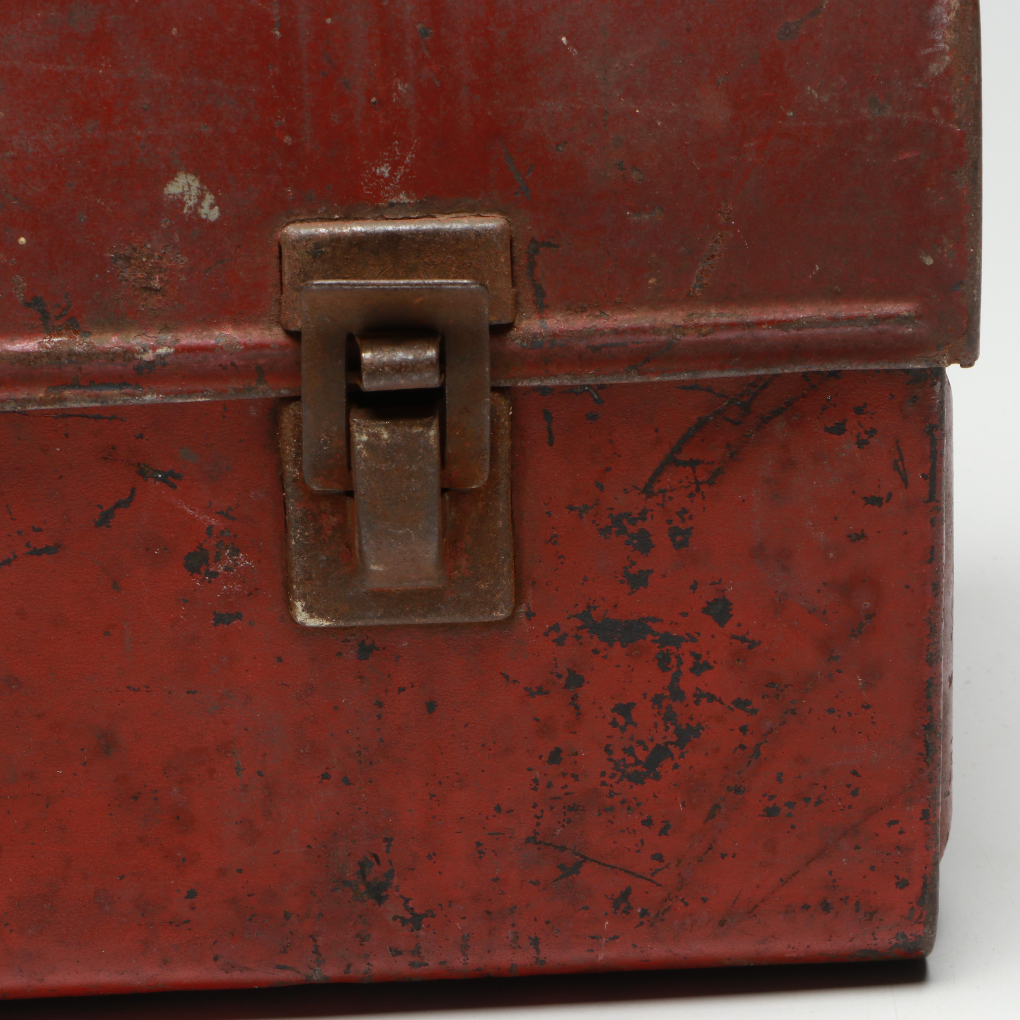 Vintage Horse Feed Bag and Containers