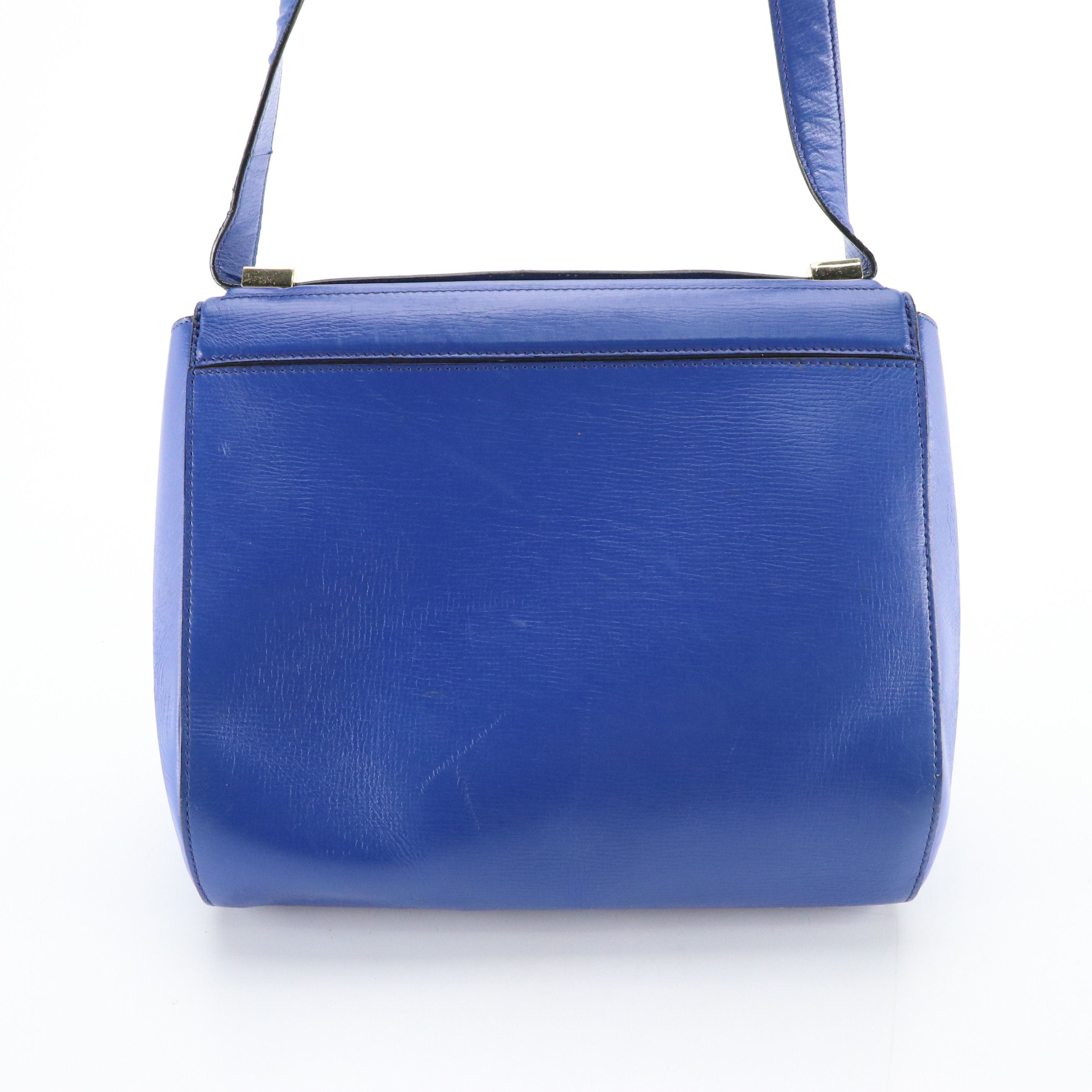 Givenchy Large Pandora Box Crossbody Bag in Royal Blue Leather