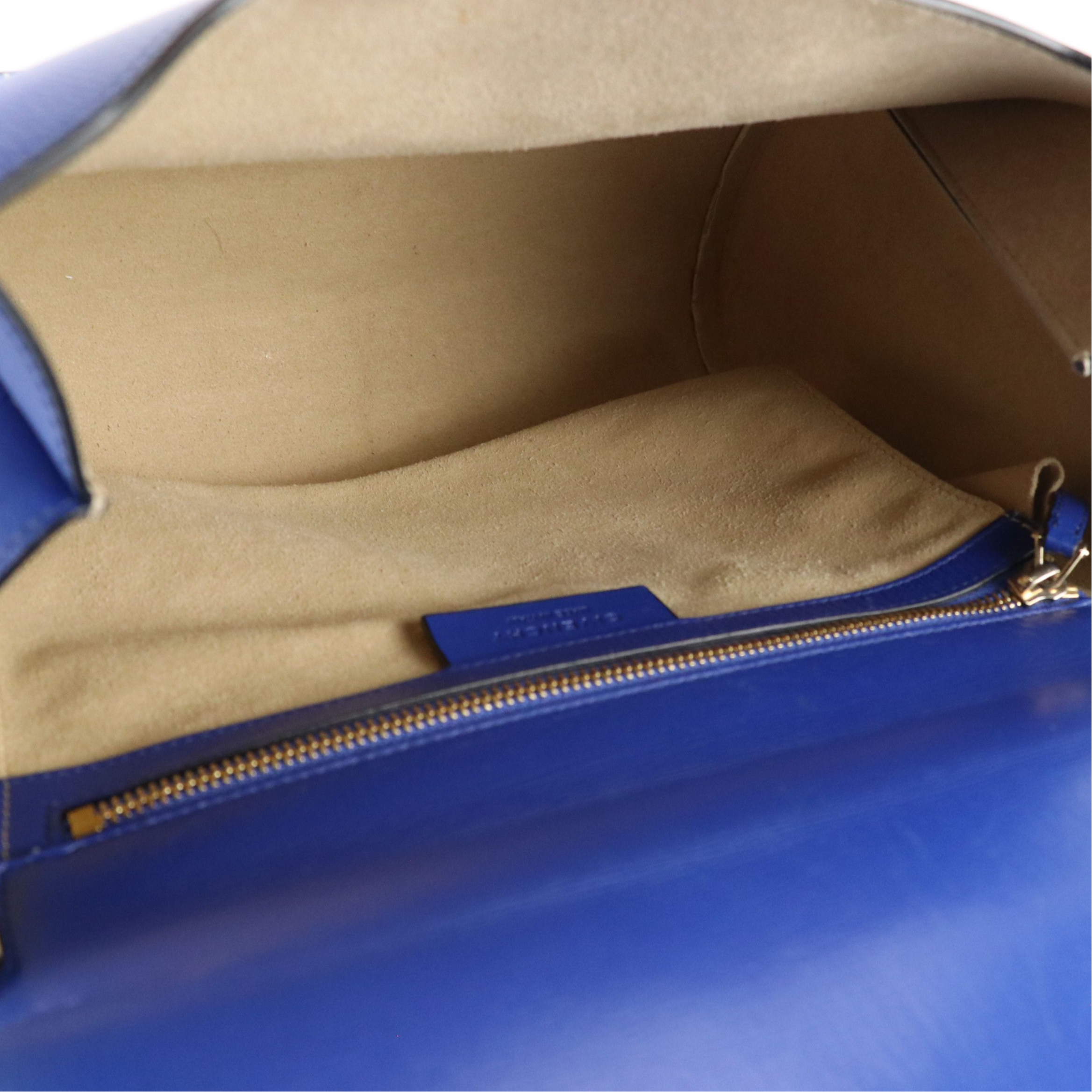 Givenchy Large Pandora Box Crossbody Bag in Royal Blue Leather
