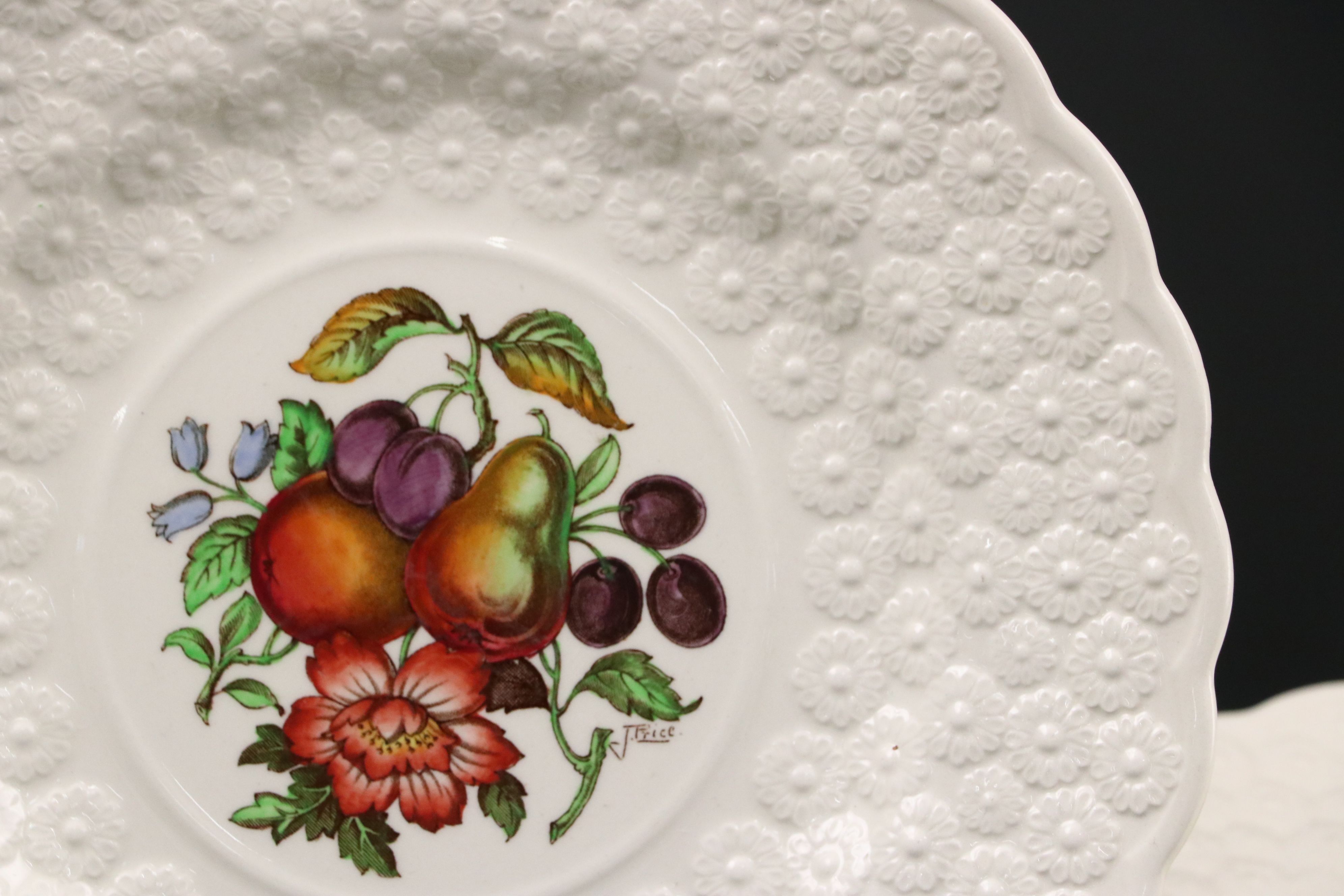 Spode "Bermuda Flowers" and "Alden" Porcelain Plates