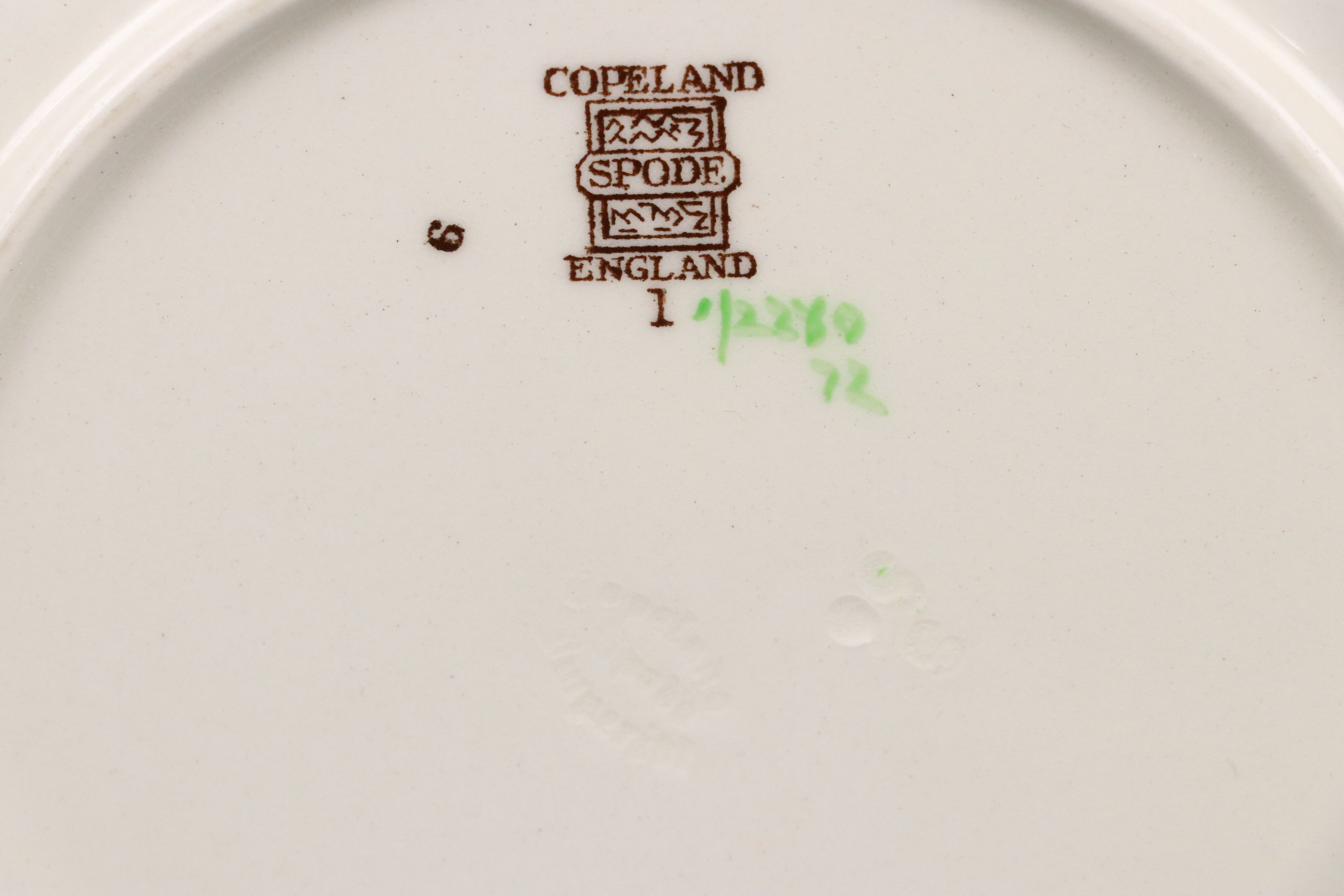 Spode "Bermuda Flowers" and "Alden" Porcelain Plates