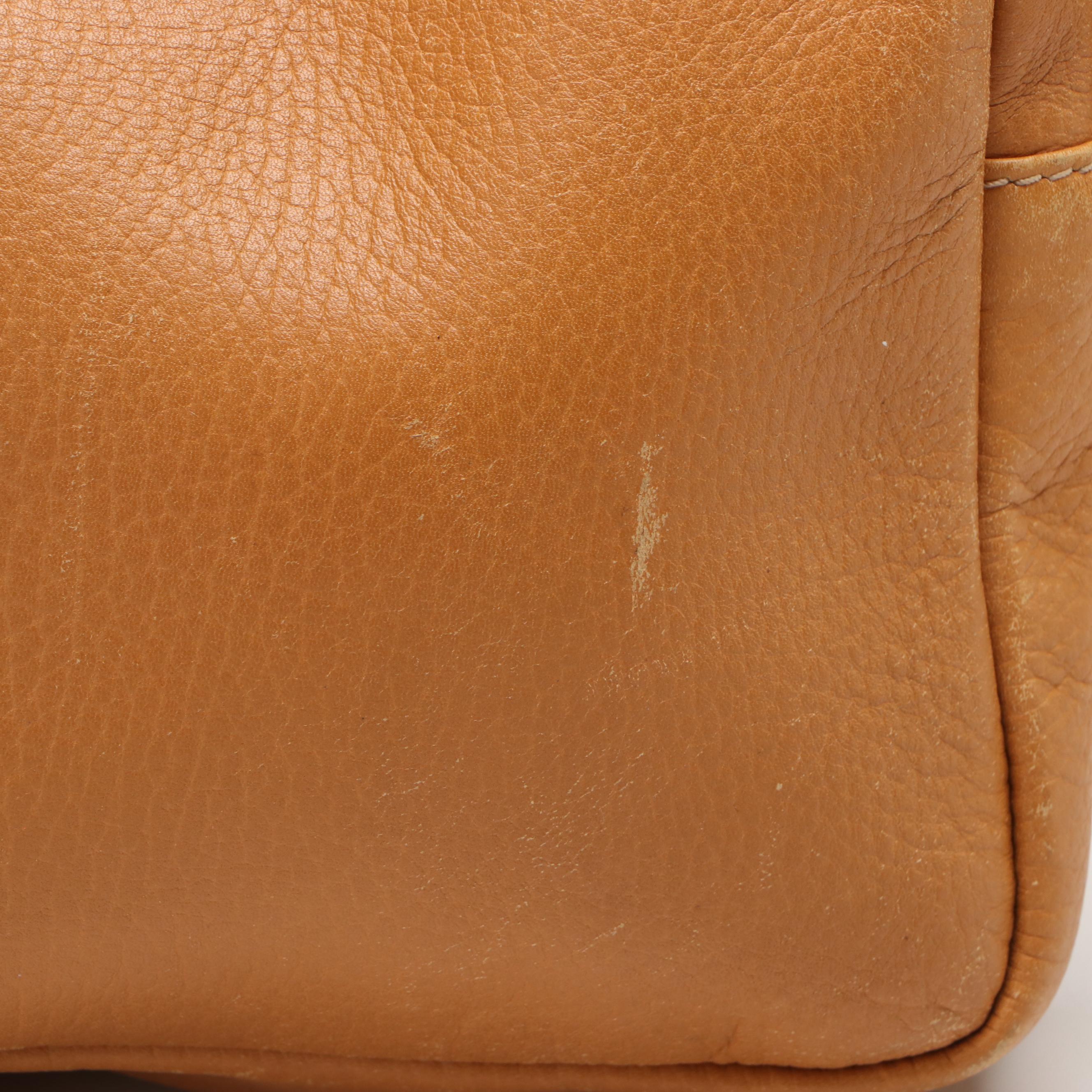 Loewe Anagram Camel Leather Crossbody Bag