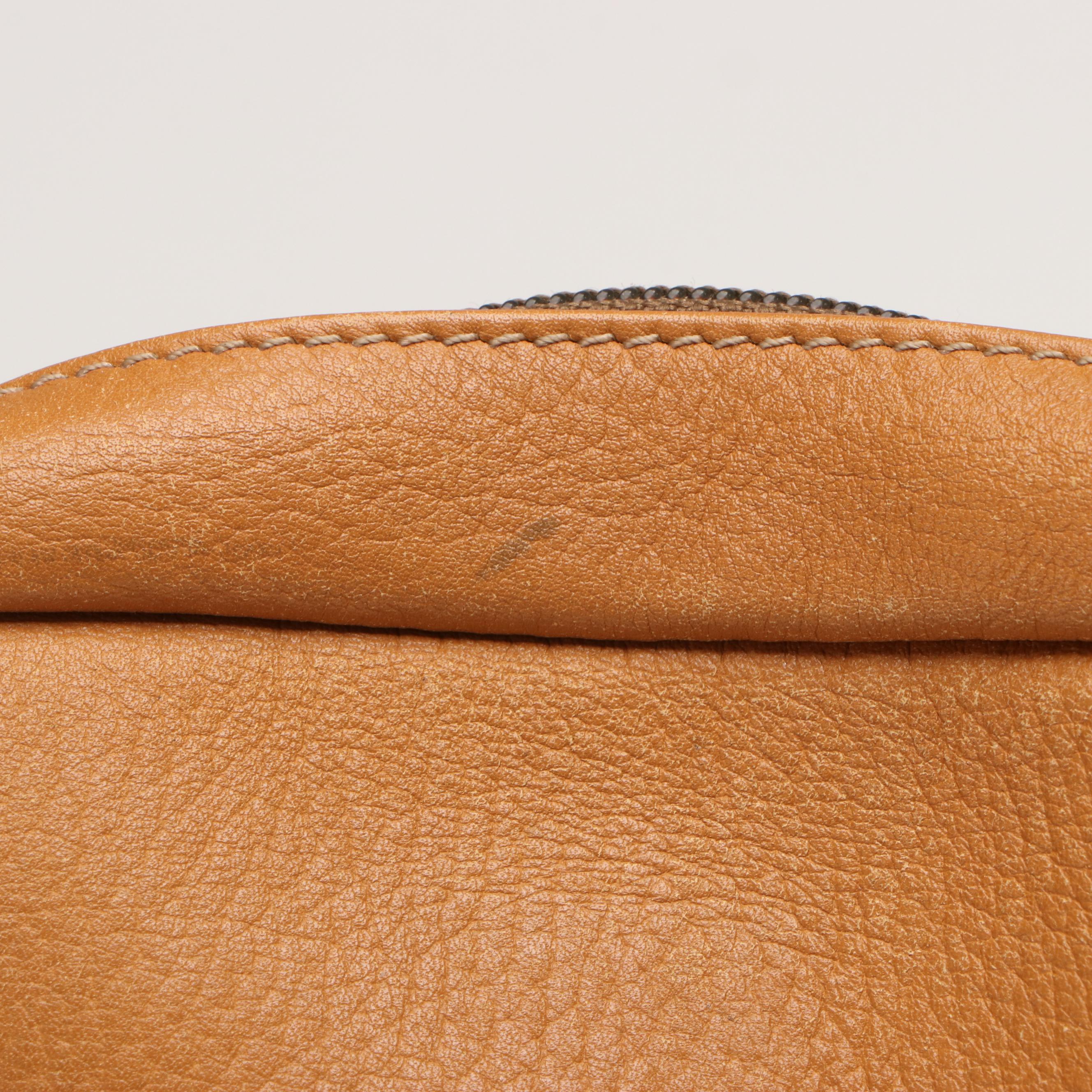 Loewe Anagram Camel Leather Crossbody Bag
