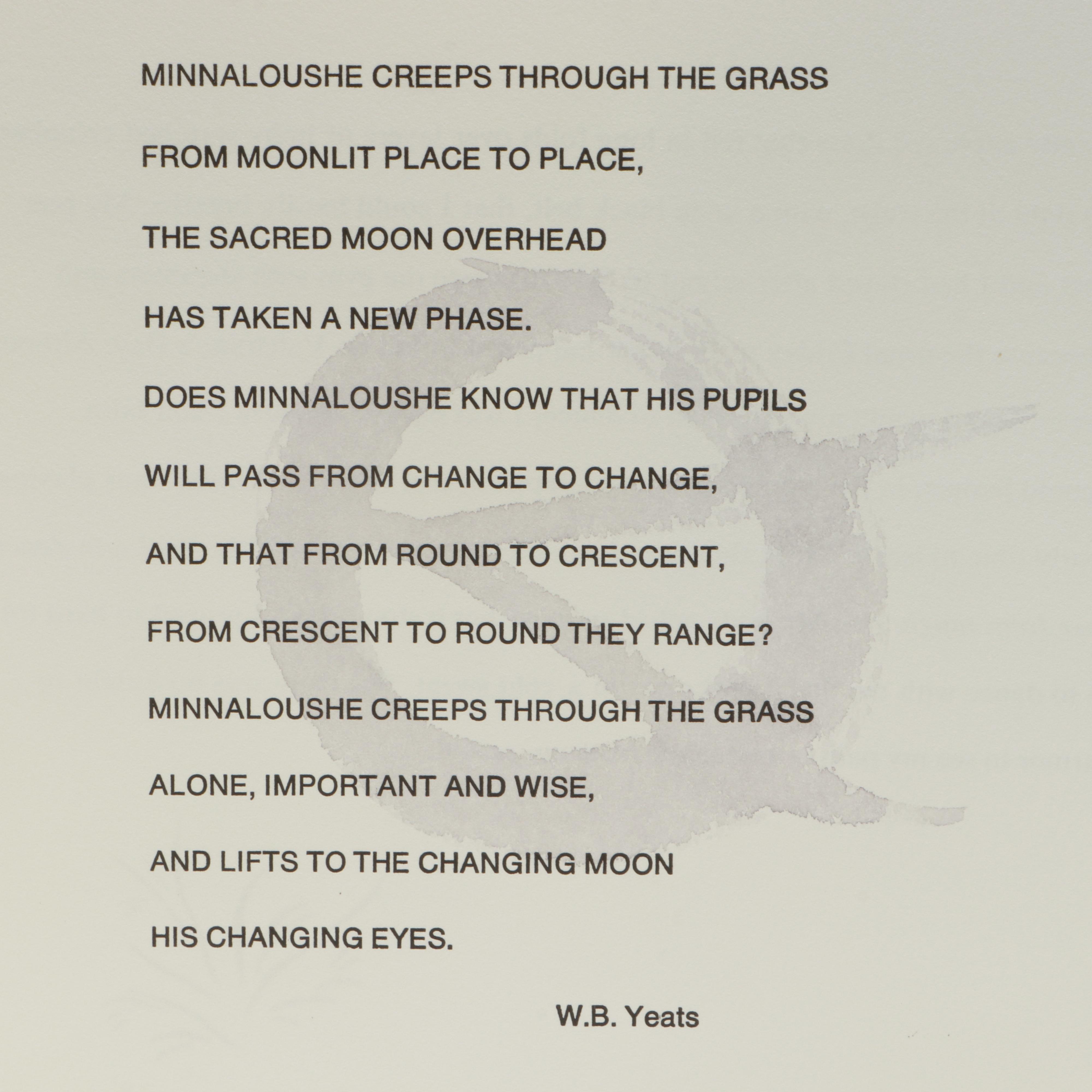 Signed Limited Edition "Completing the Circle" by Philomena Robinson, 1996