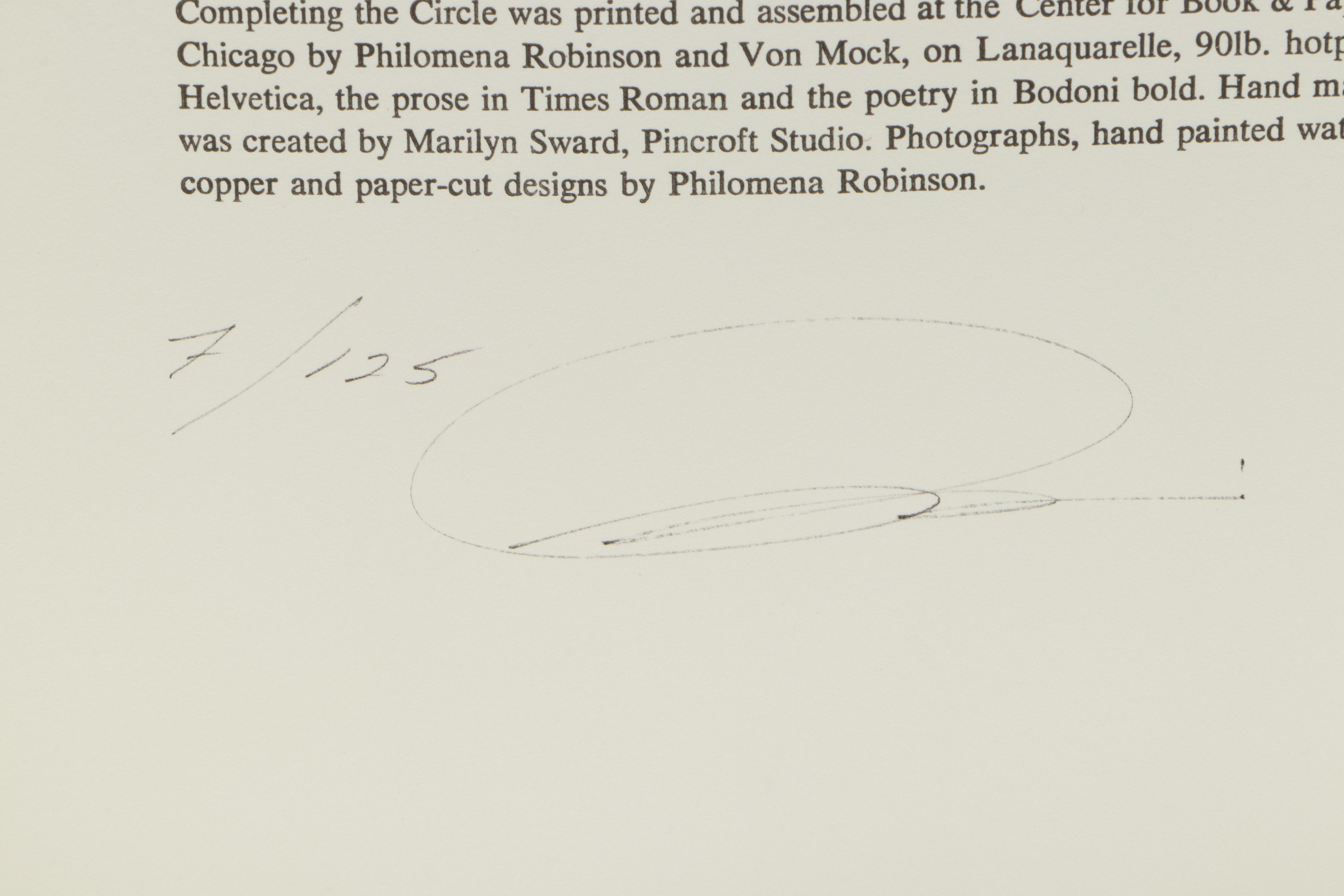 Signed Limited Edition "Completing the Circle" by Philomena Robinson, 1996