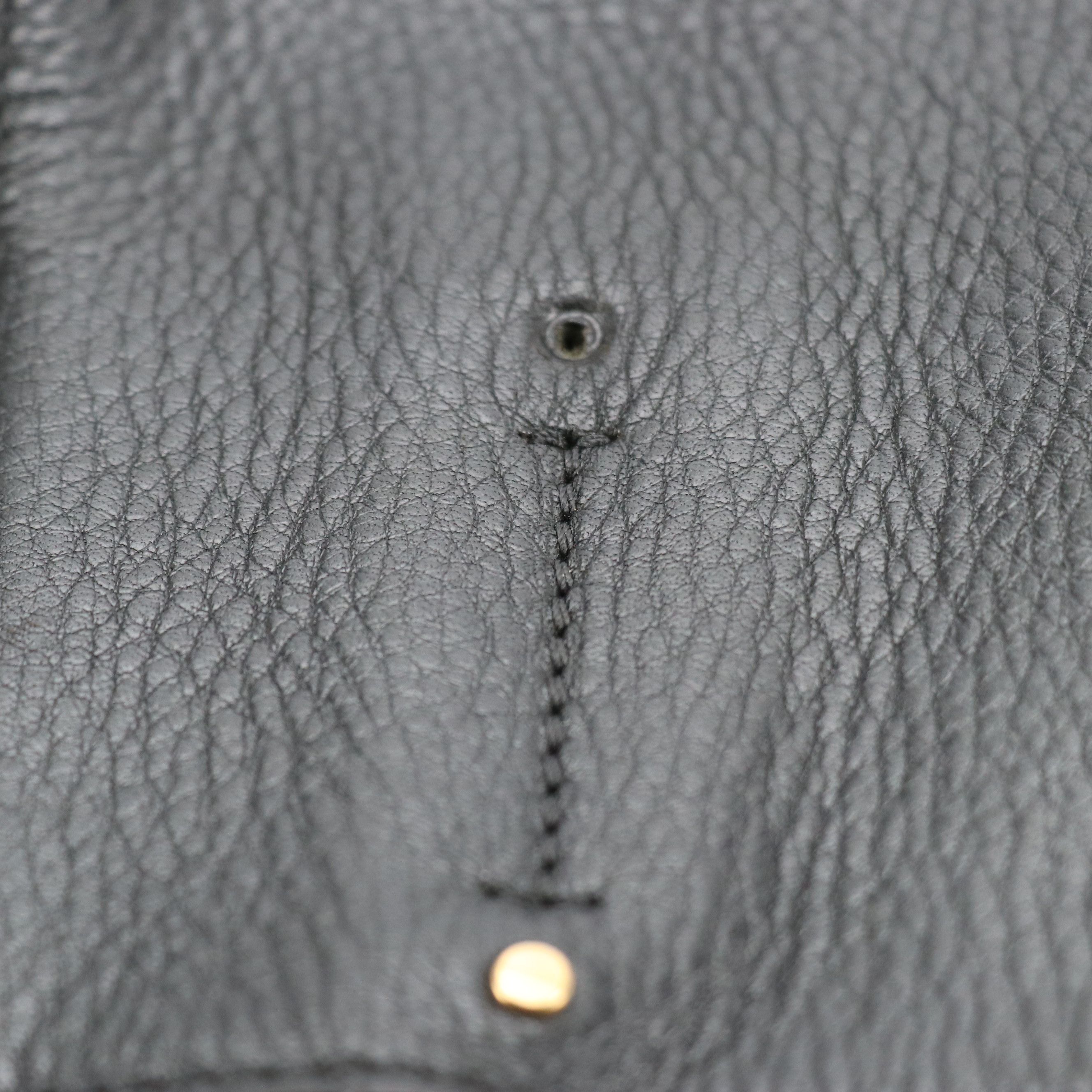 Chloé Milo Medium Shopper Tote in Black Leather and Suede