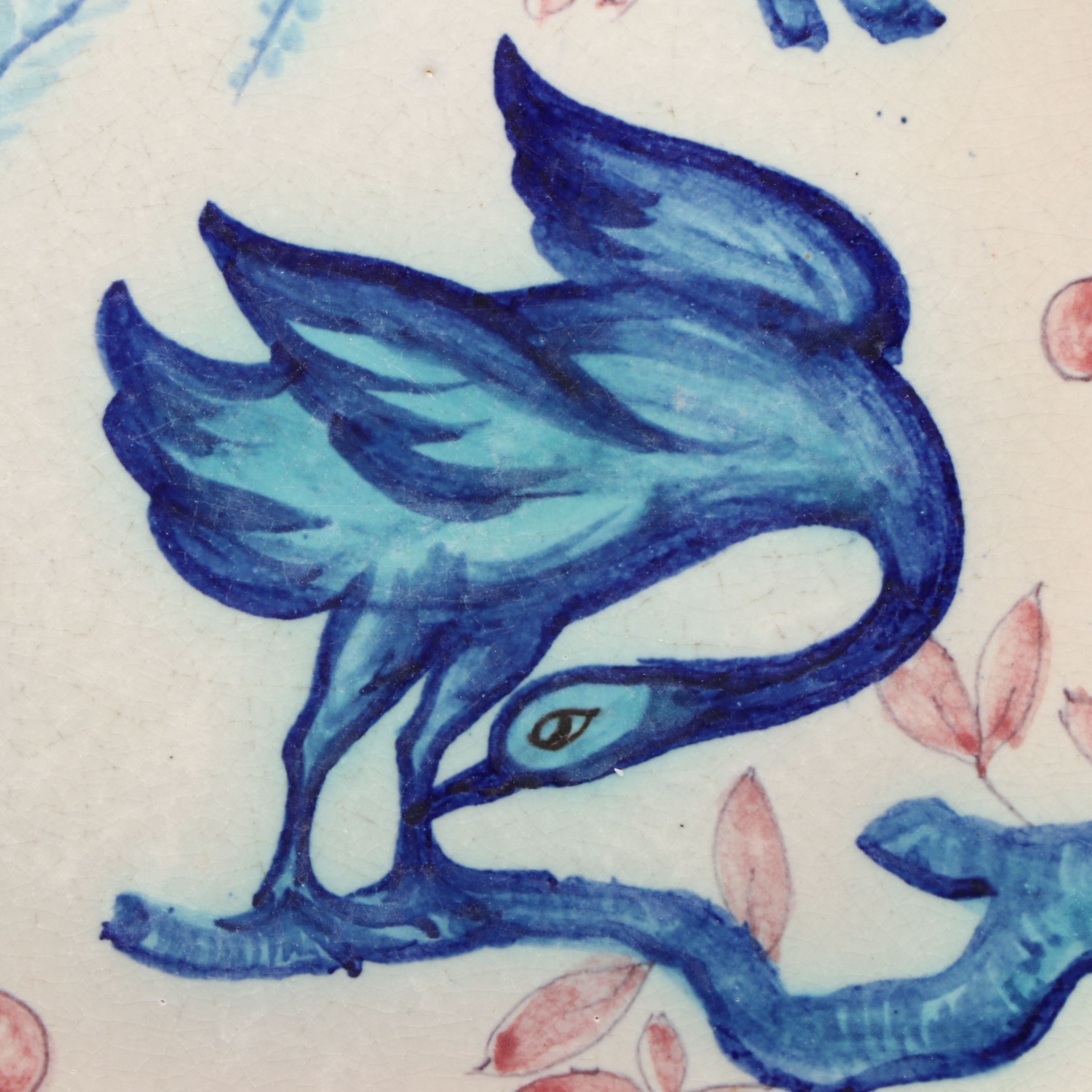 Italian Hand-Painted Majolica Dinner and Salad Plates with Bowls