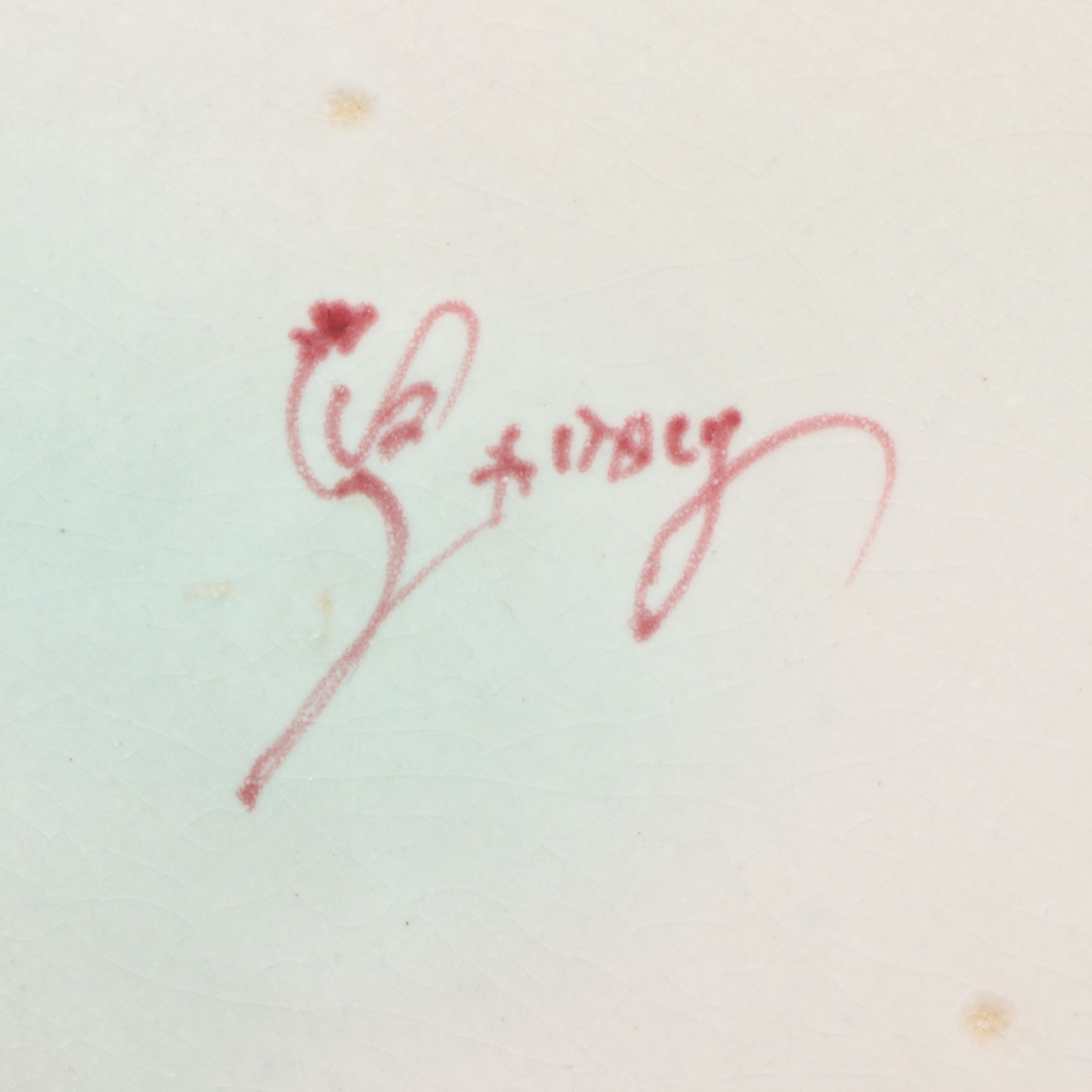 Italian Hand-Painted Majolica Dinner and Salad Plates with Bowls