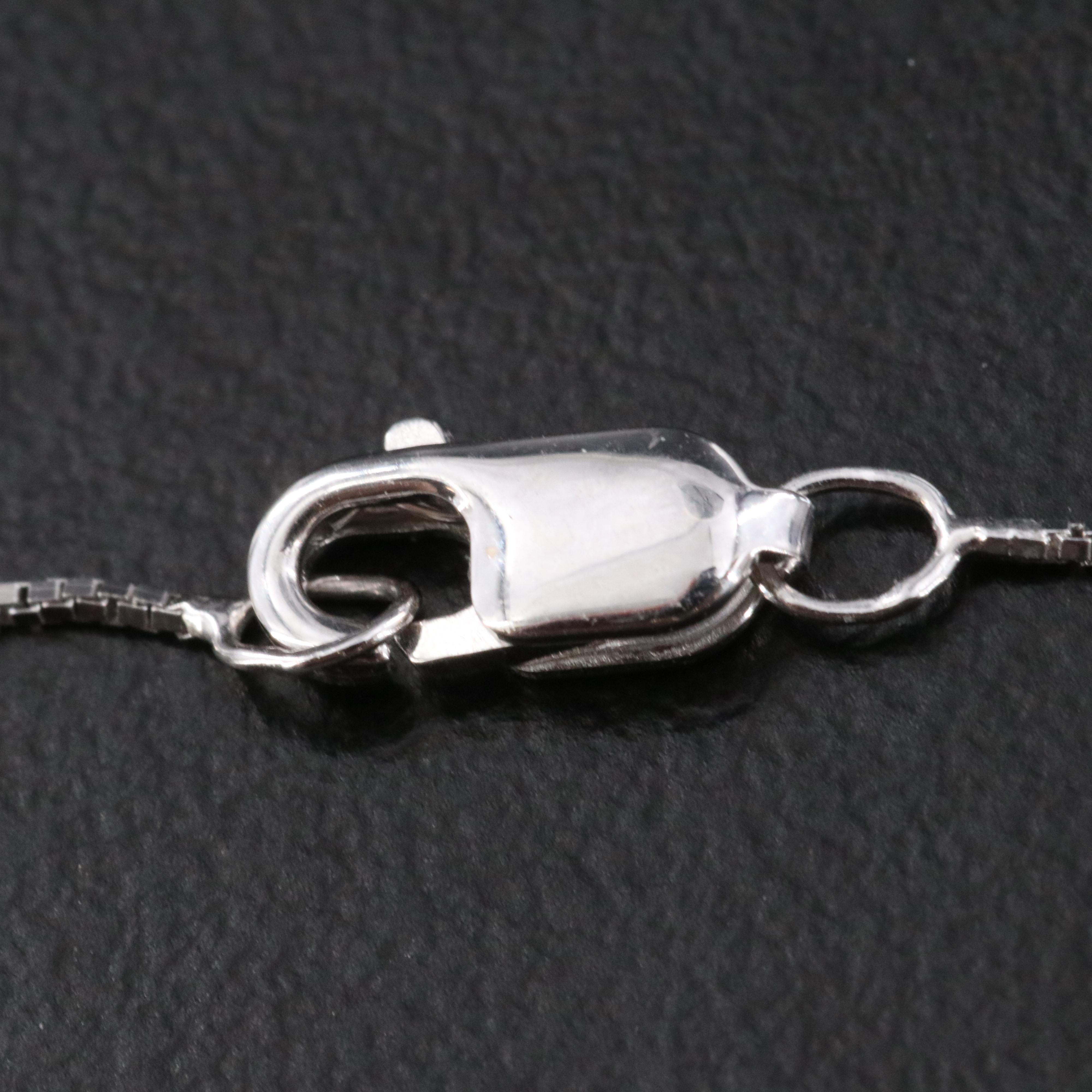 14K 1.16 CTW Lab Grown Diamond Necklace with Fancy Blue Center