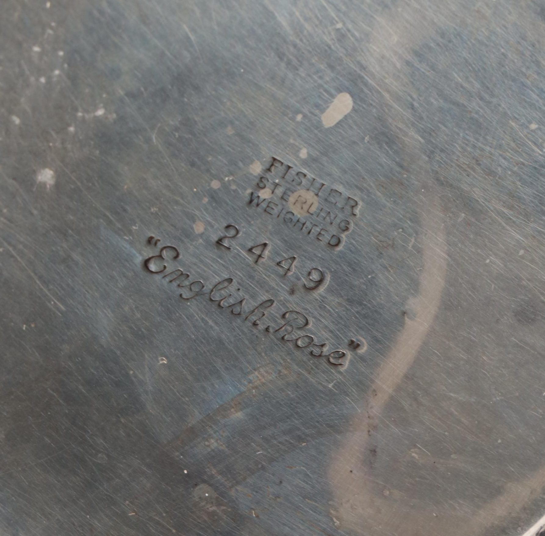 Fisher "English Rose" Sterling Silver Candelabra