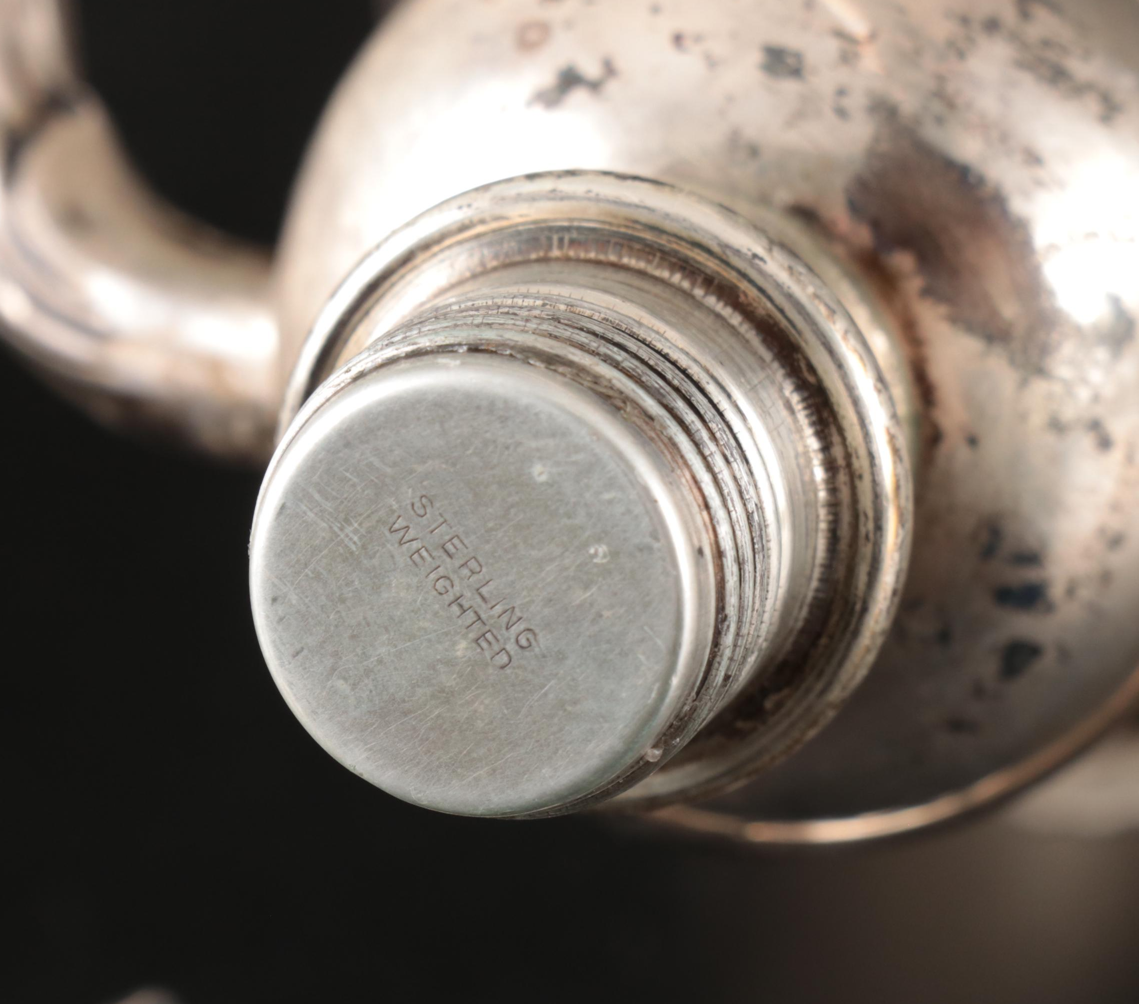 Fisher "English Rose" Sterling Silver Candelabra