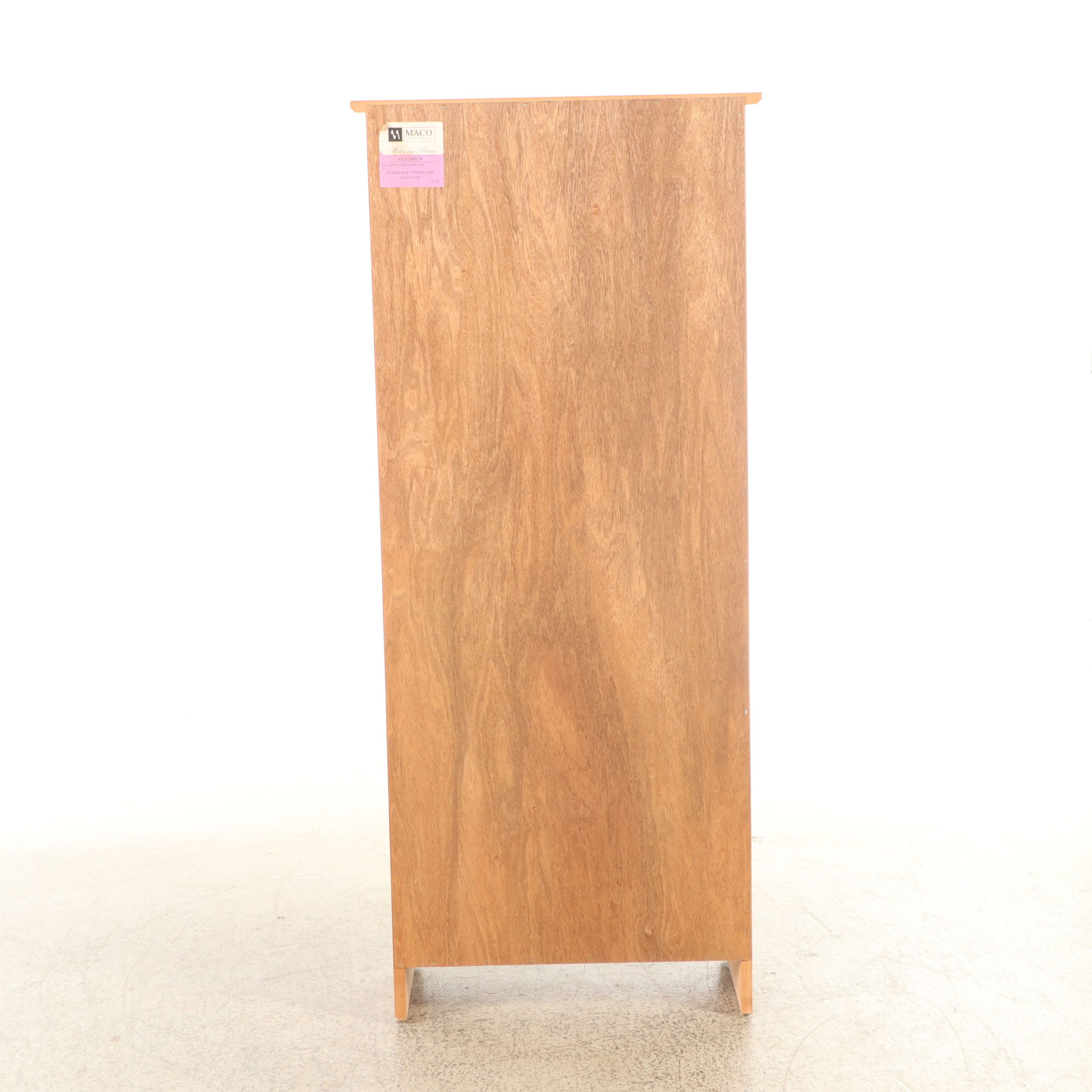 Maco Furniture Shaker Style Maple Finish Cabinet, 2007