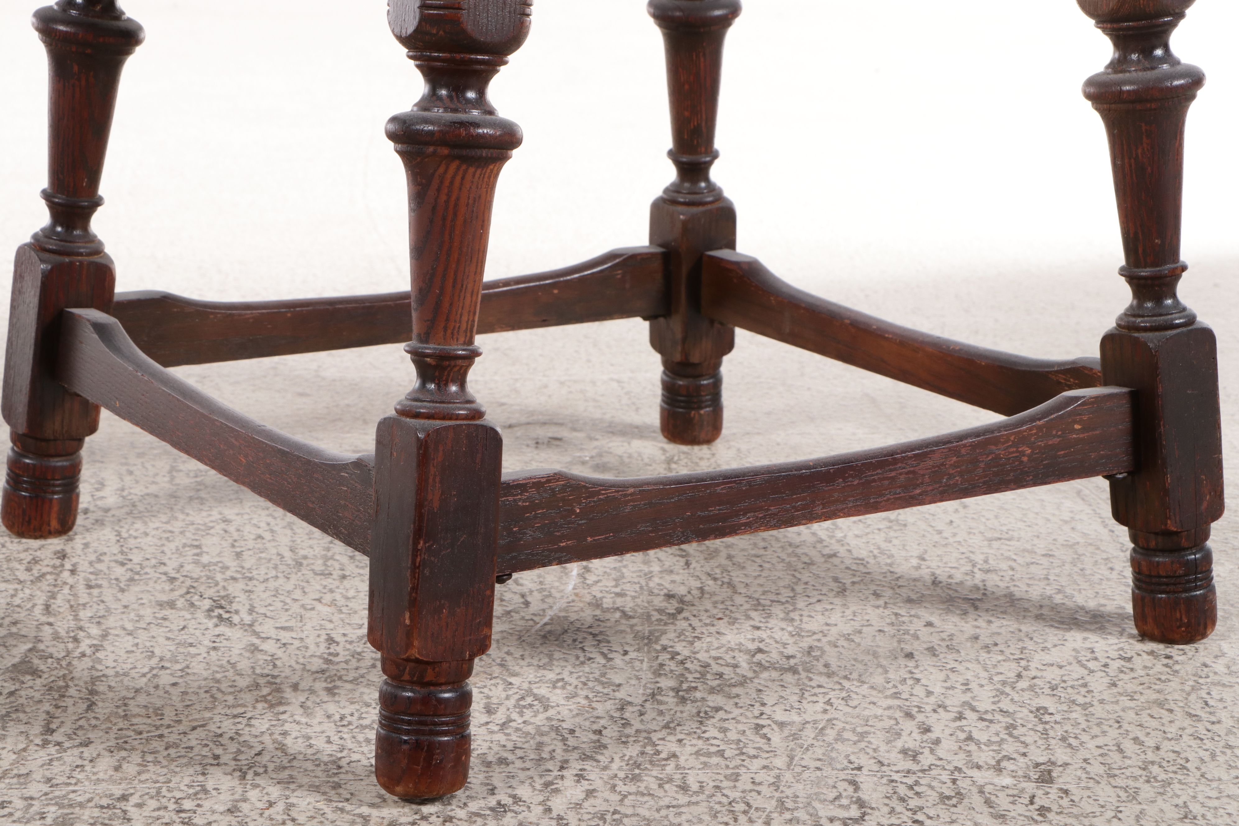 Baroque Style Oak Tavern Table, Early to Mid-20th Century