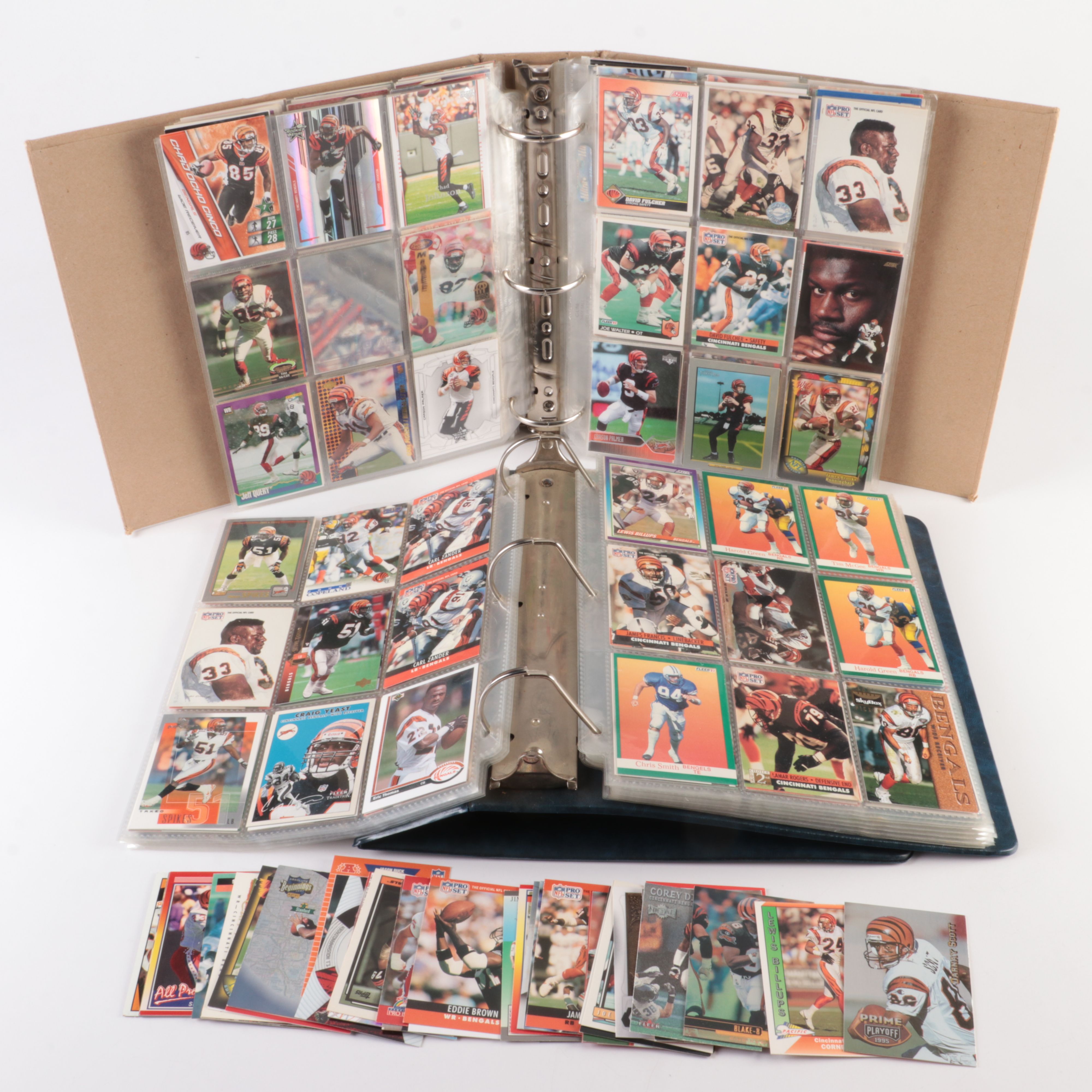 Cincinnati Bengals Football Card Collection, 1970s to 2000s