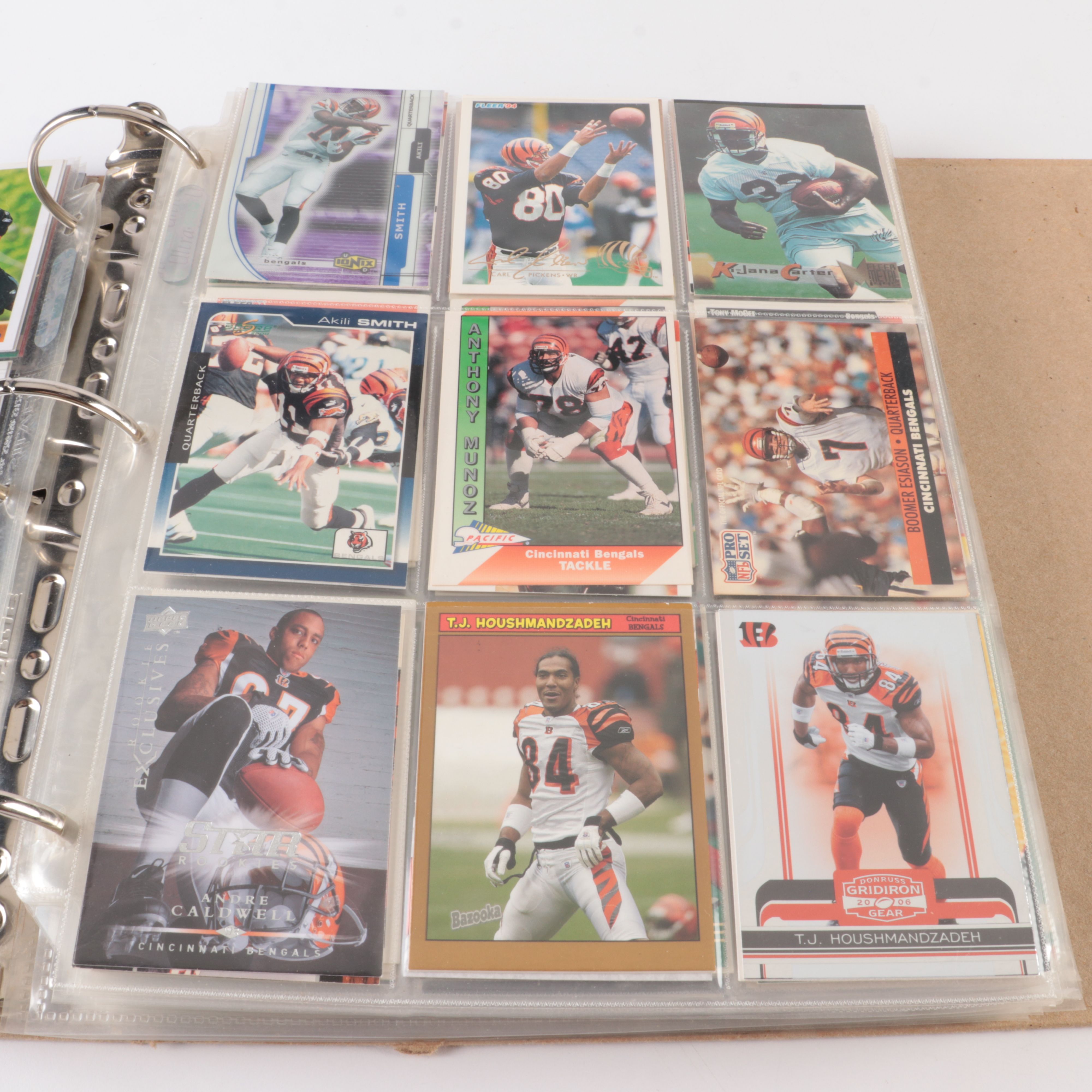 Cincinnati Bengals Football Card Collection, 1970s to 2000s