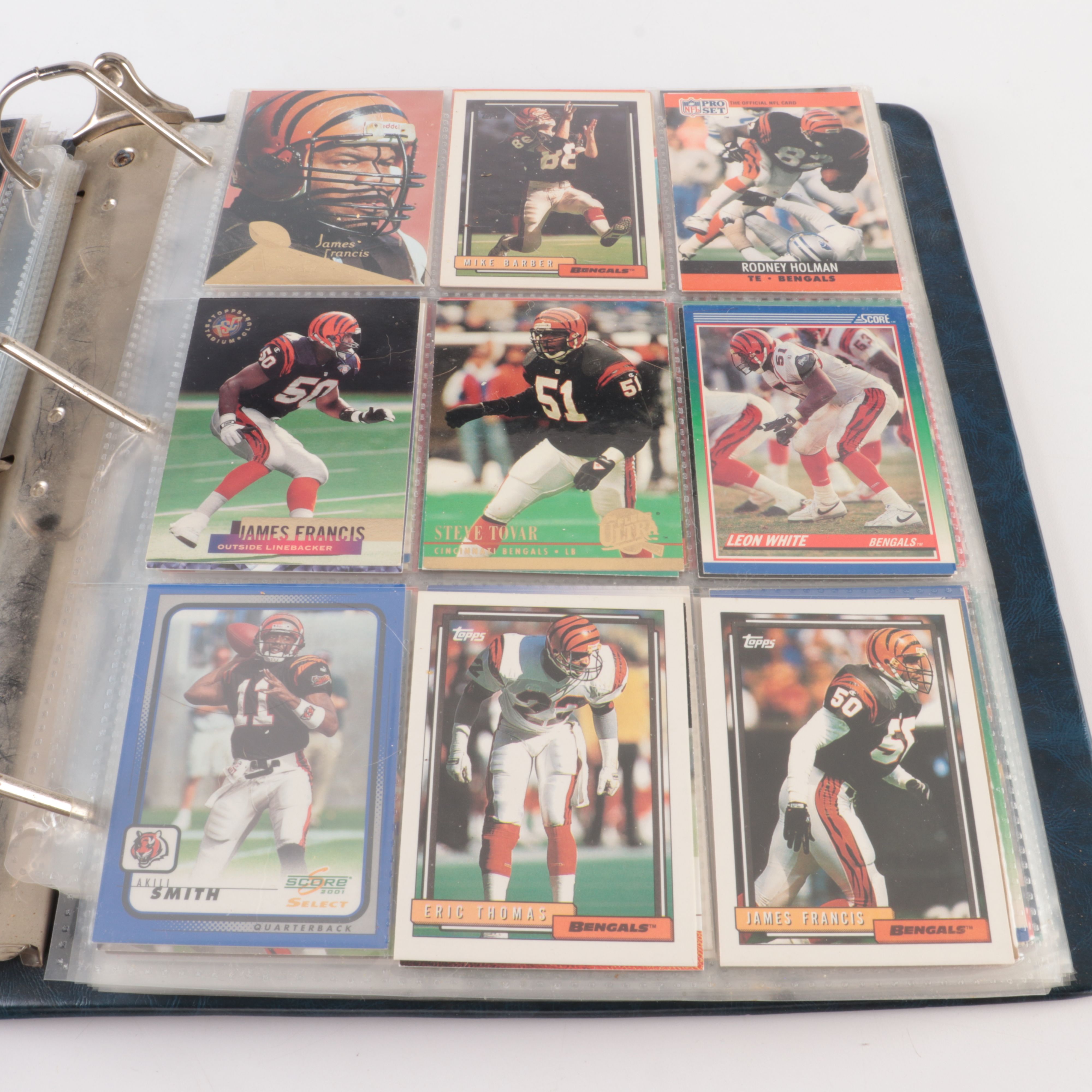 Cincinnati Bengals Football Card Collection, 1970s to 2000s