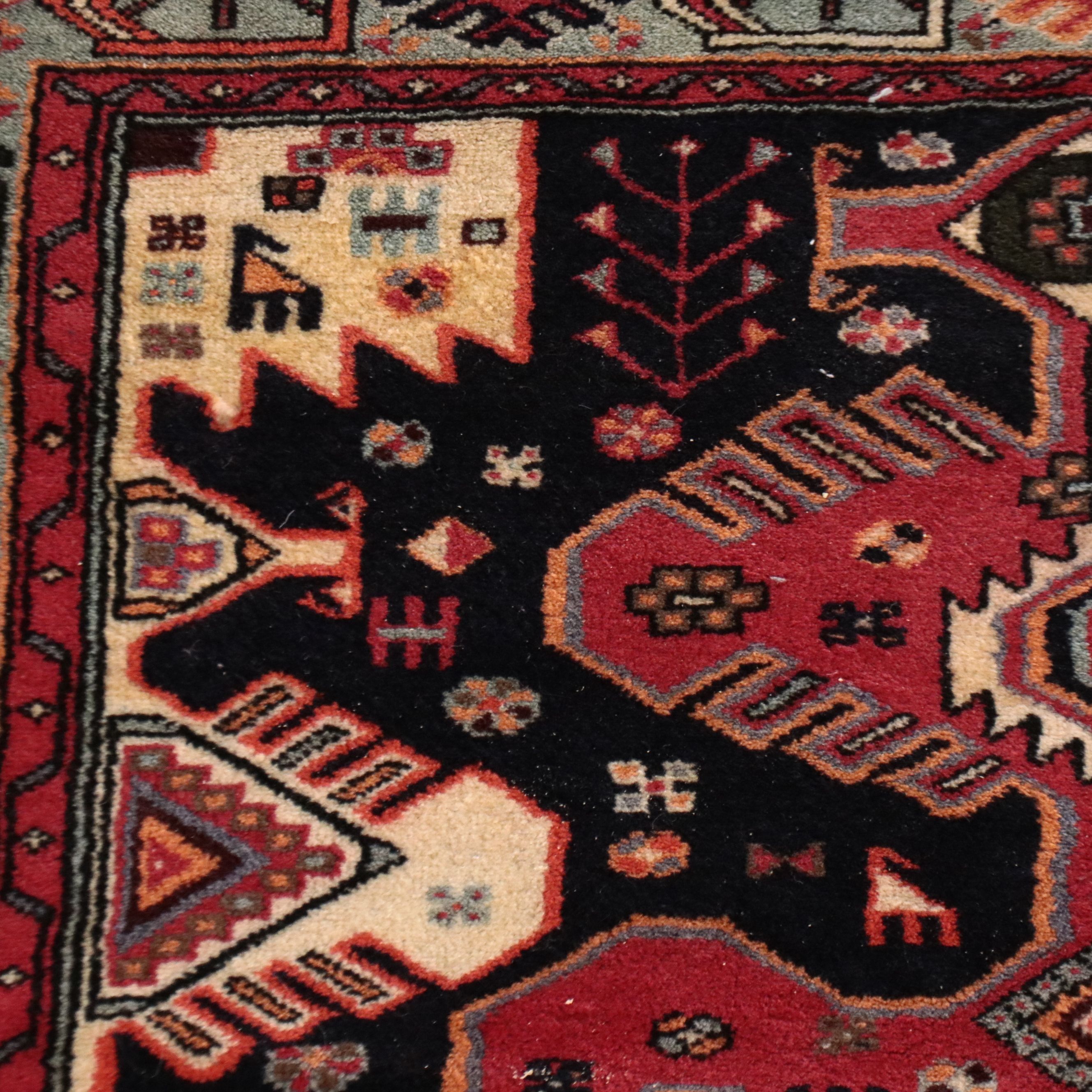 4'3 x 6'4 Hand-Knotted Persian Viss Area Rug