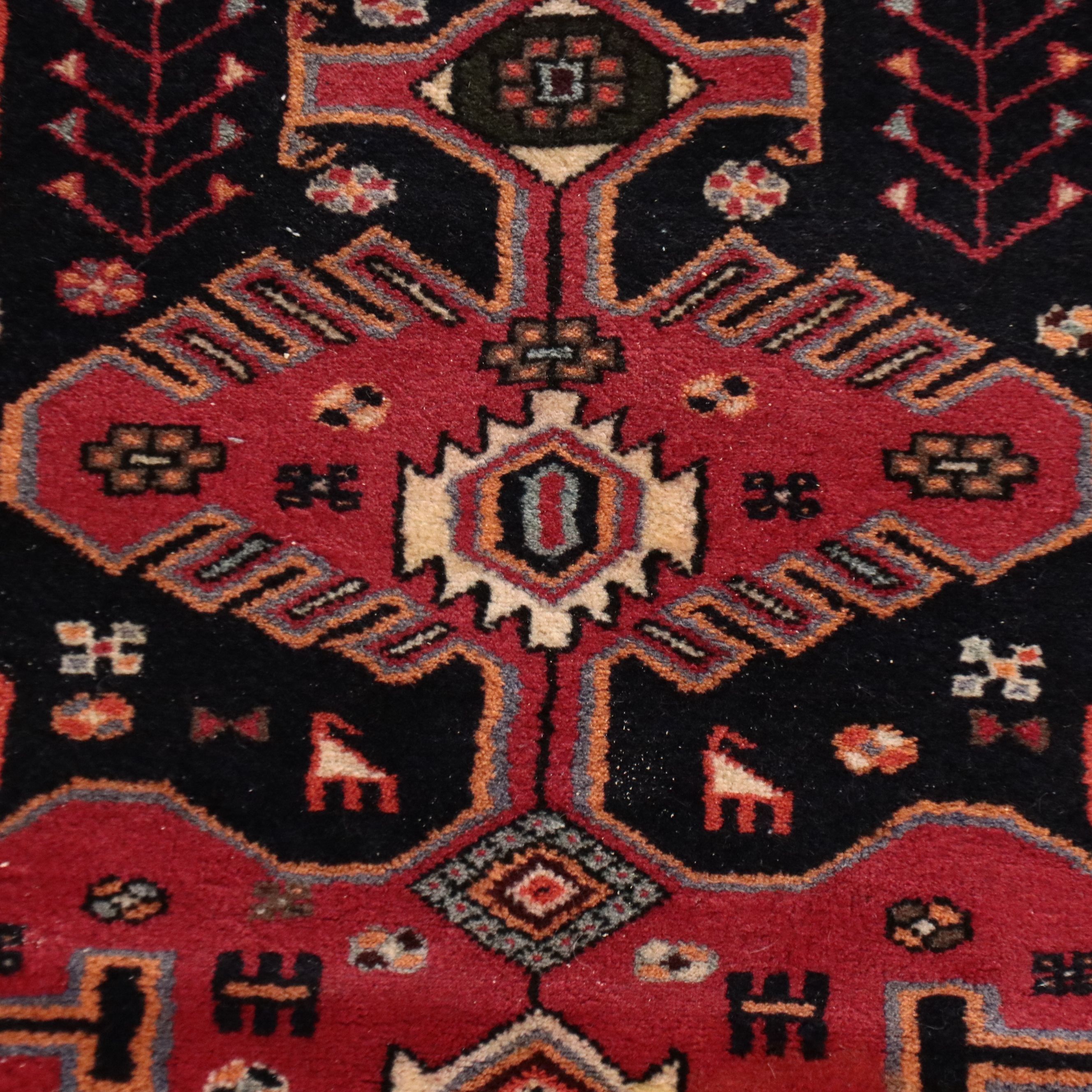 4'3 x 6'4 Hand-Knotted Persian Viss Area Rug