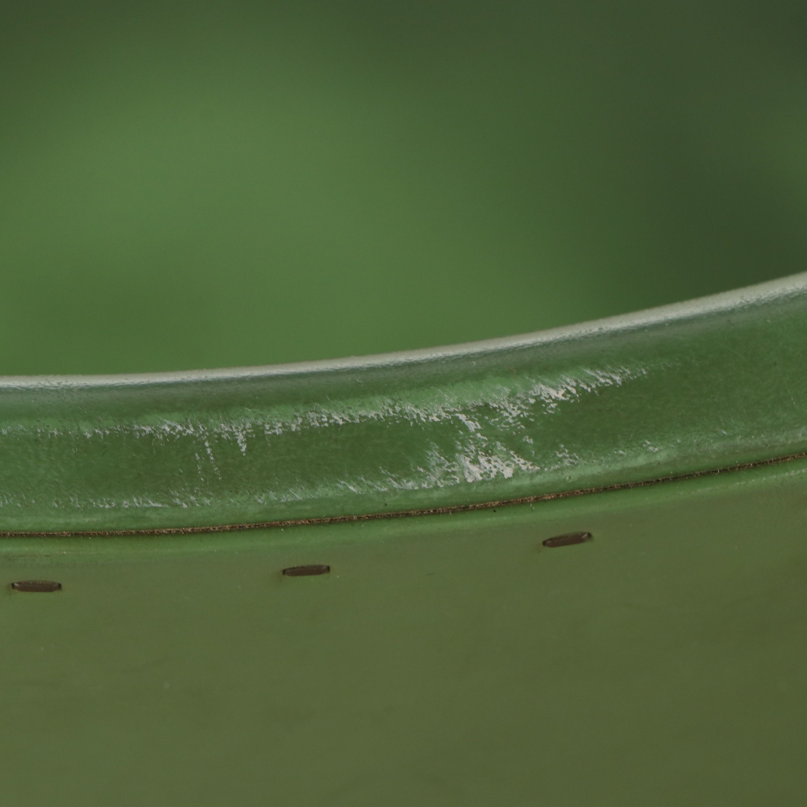 MCM Folding Games Table with Norquist Chairs and Green Vinyl Upholstery