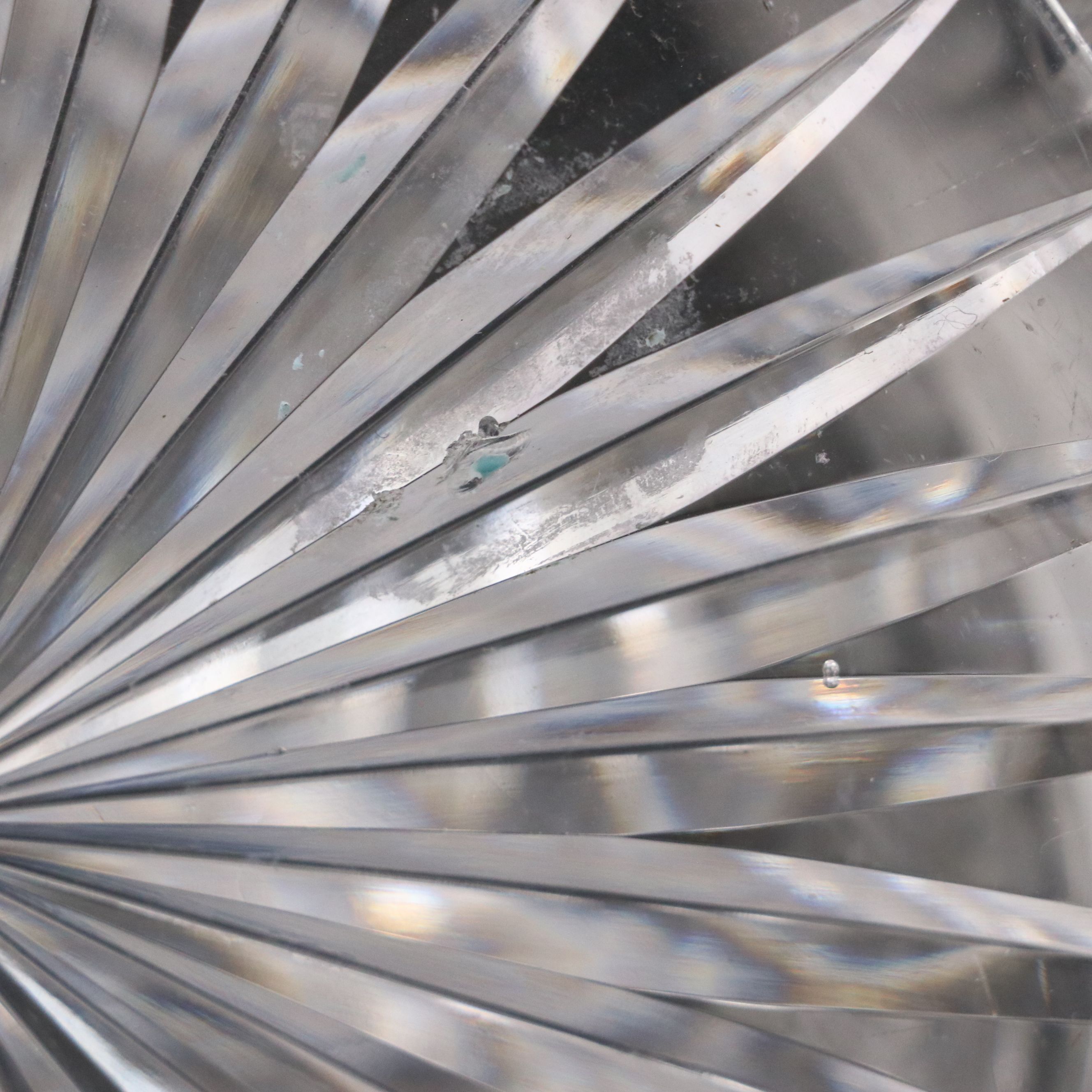 Sunburst Cut Crystal Pitcher